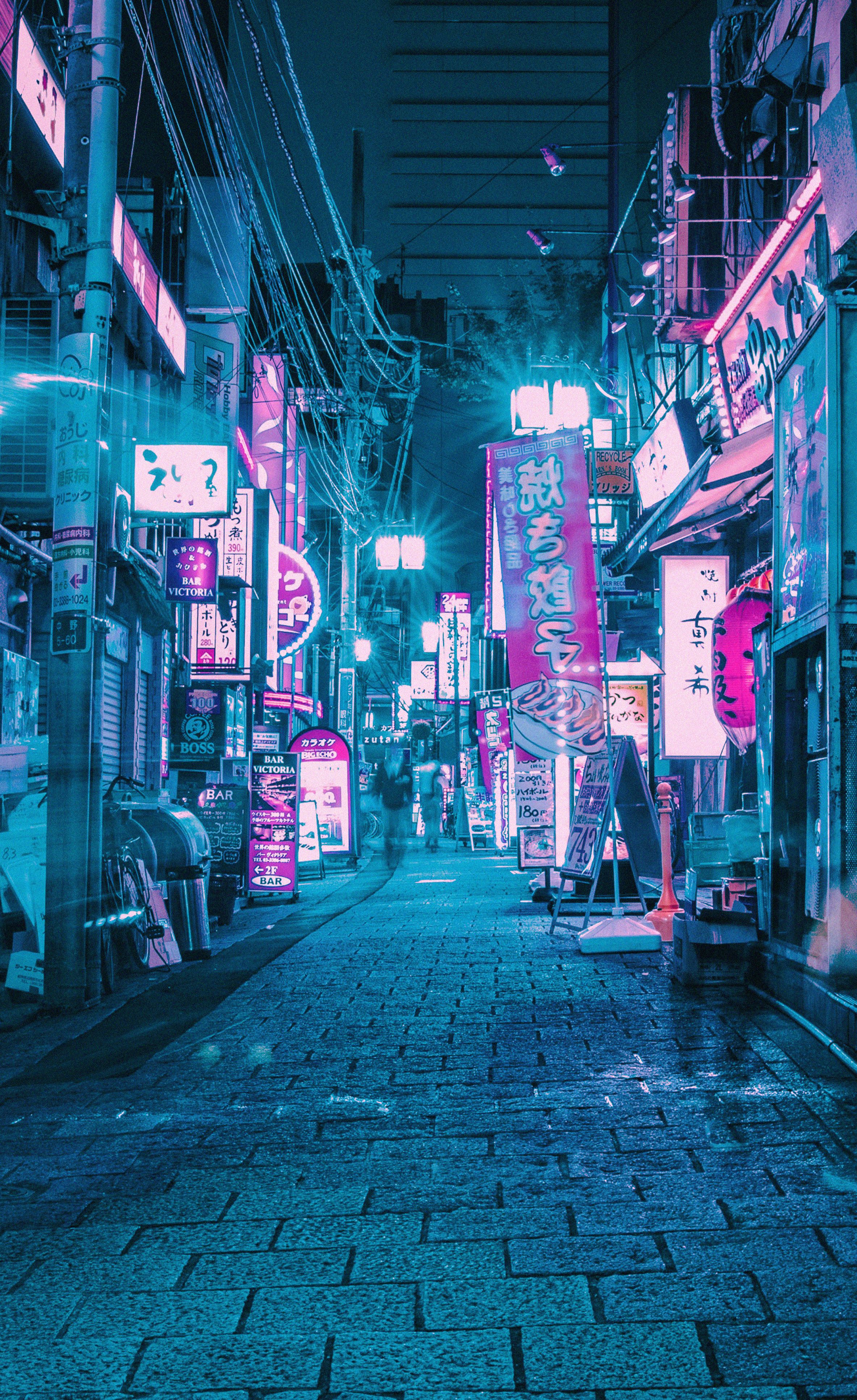 New Cyberpunk Effect. Cyberpunk aesthetic, Anime scenery wallpaper, Scenery wallpaper