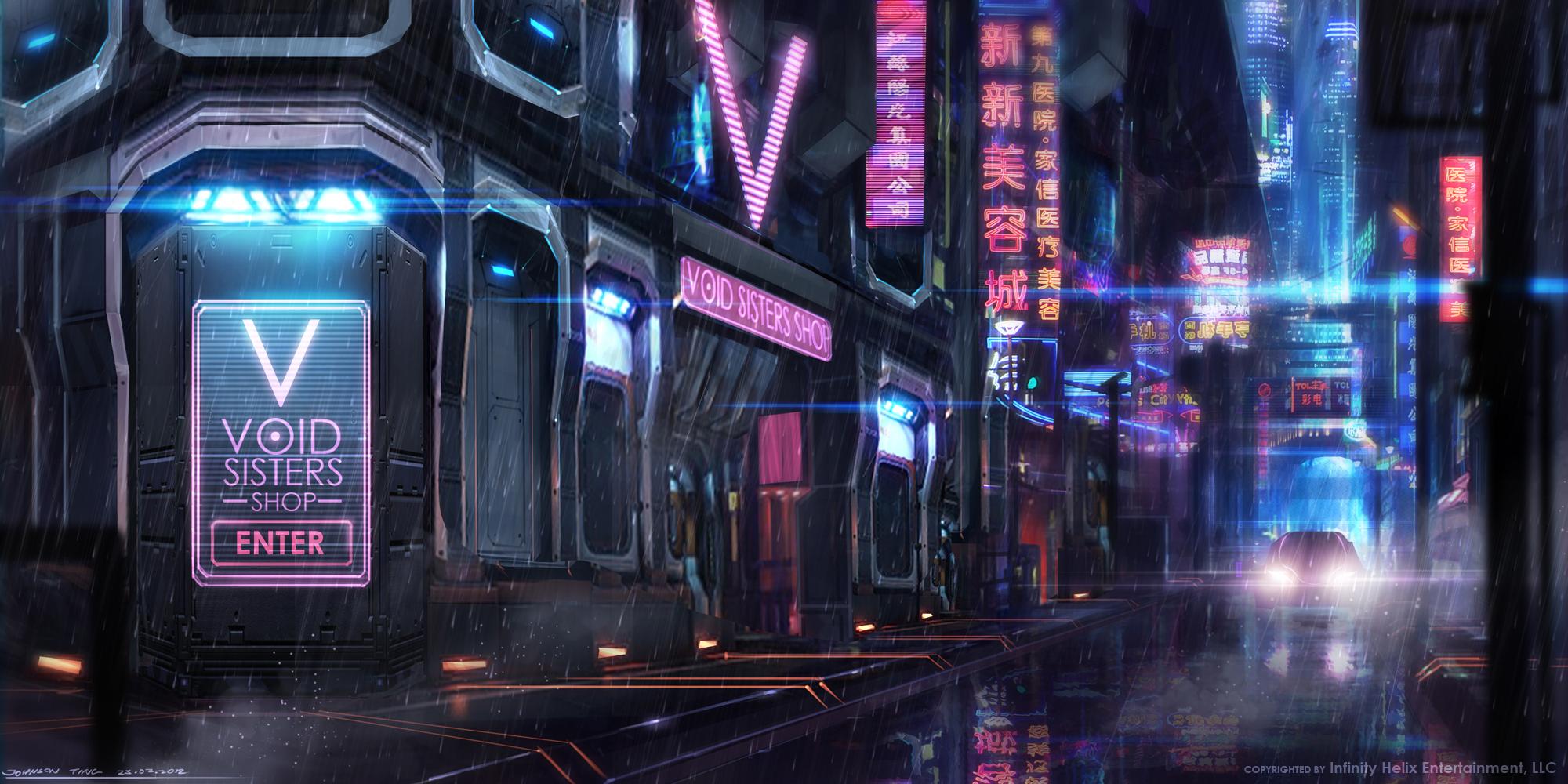 Cyberpunk Street Neon Night Lights 4k Wallpaper,HD Games