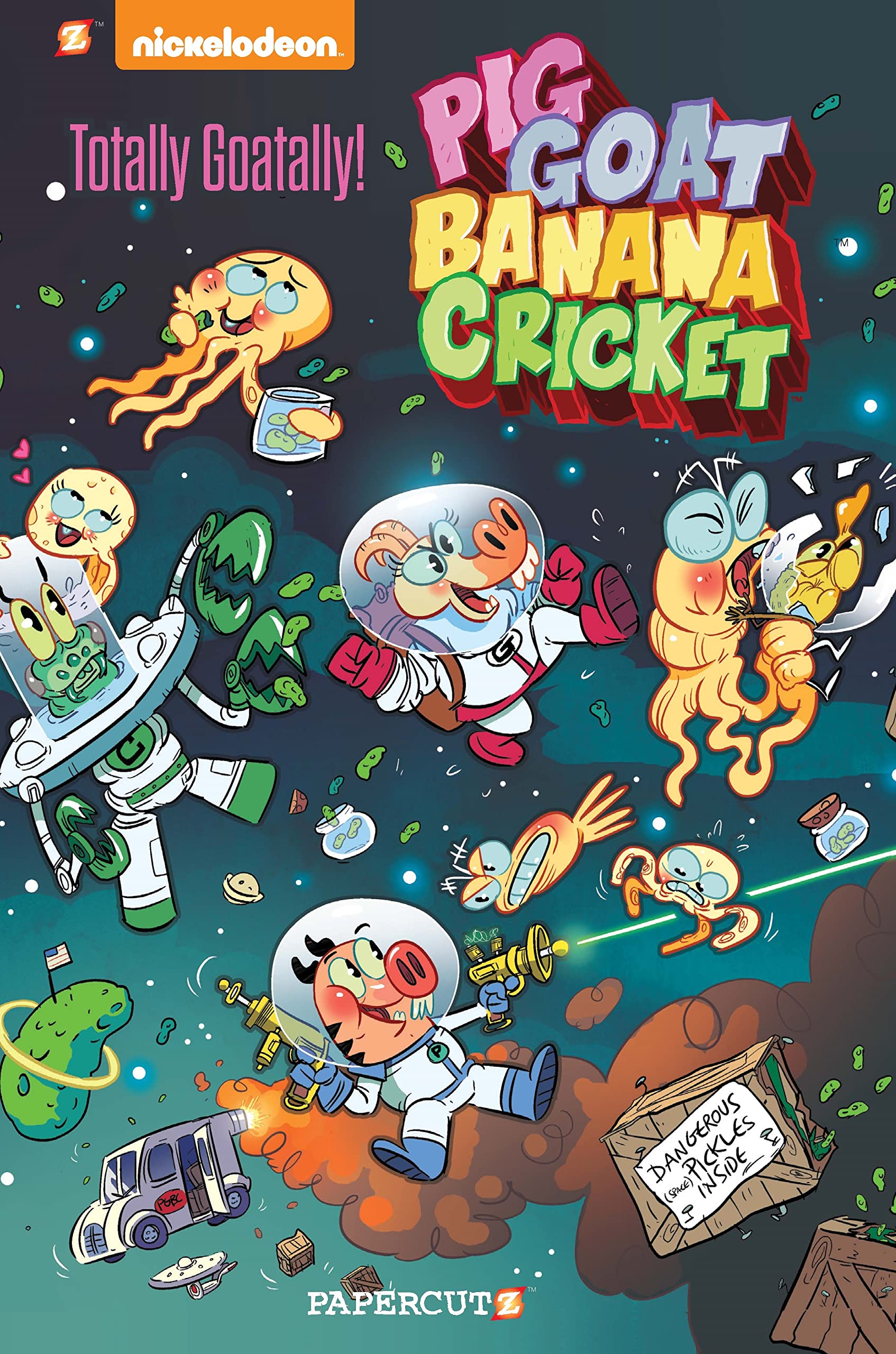 Pig Goat Banana Cricket, Totally Goatally!: 9781629915852: Esquivel, Eric, Schuster, Andreas, Lee, Jen: Books