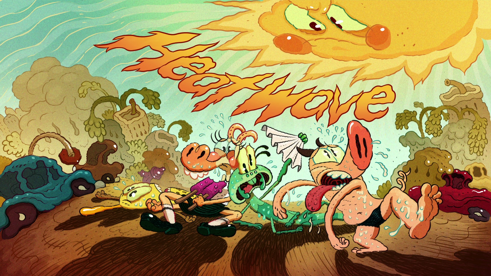 Heat Wave. Pig Goat Banana Cricket