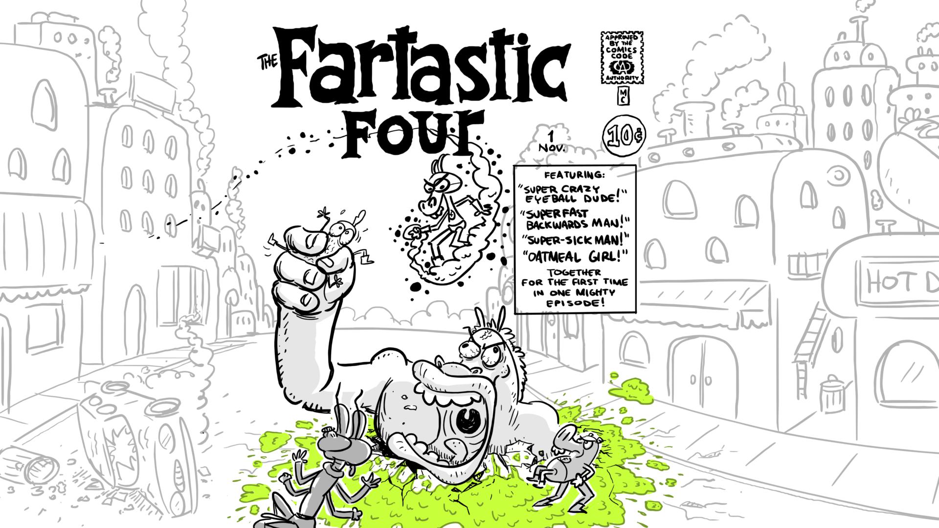 Pig Goat Banana Cricket. Cartoons and such: JOHN TRABBIC III