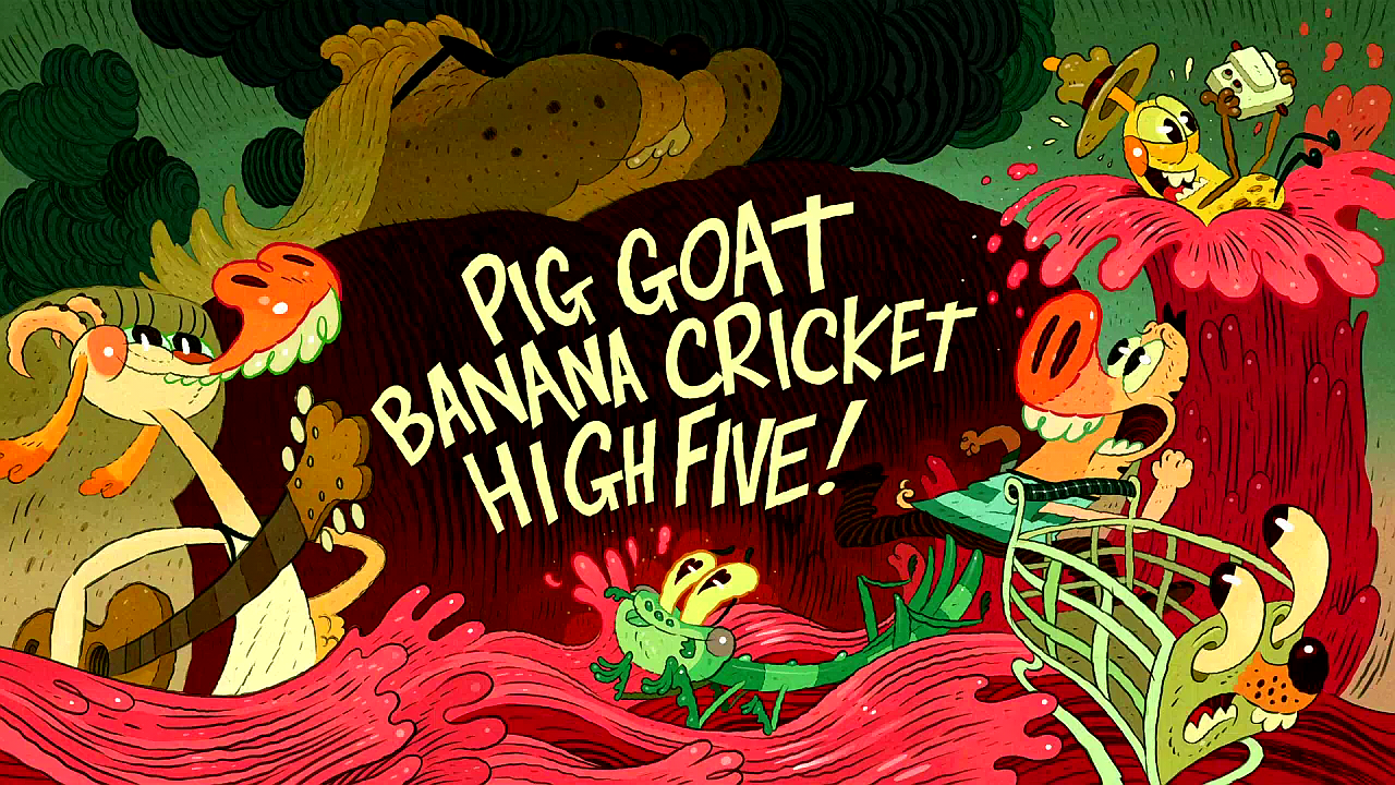 Pig Goat Banana Cricket High Five!/Gallery. Pig Goat Banana Cricket