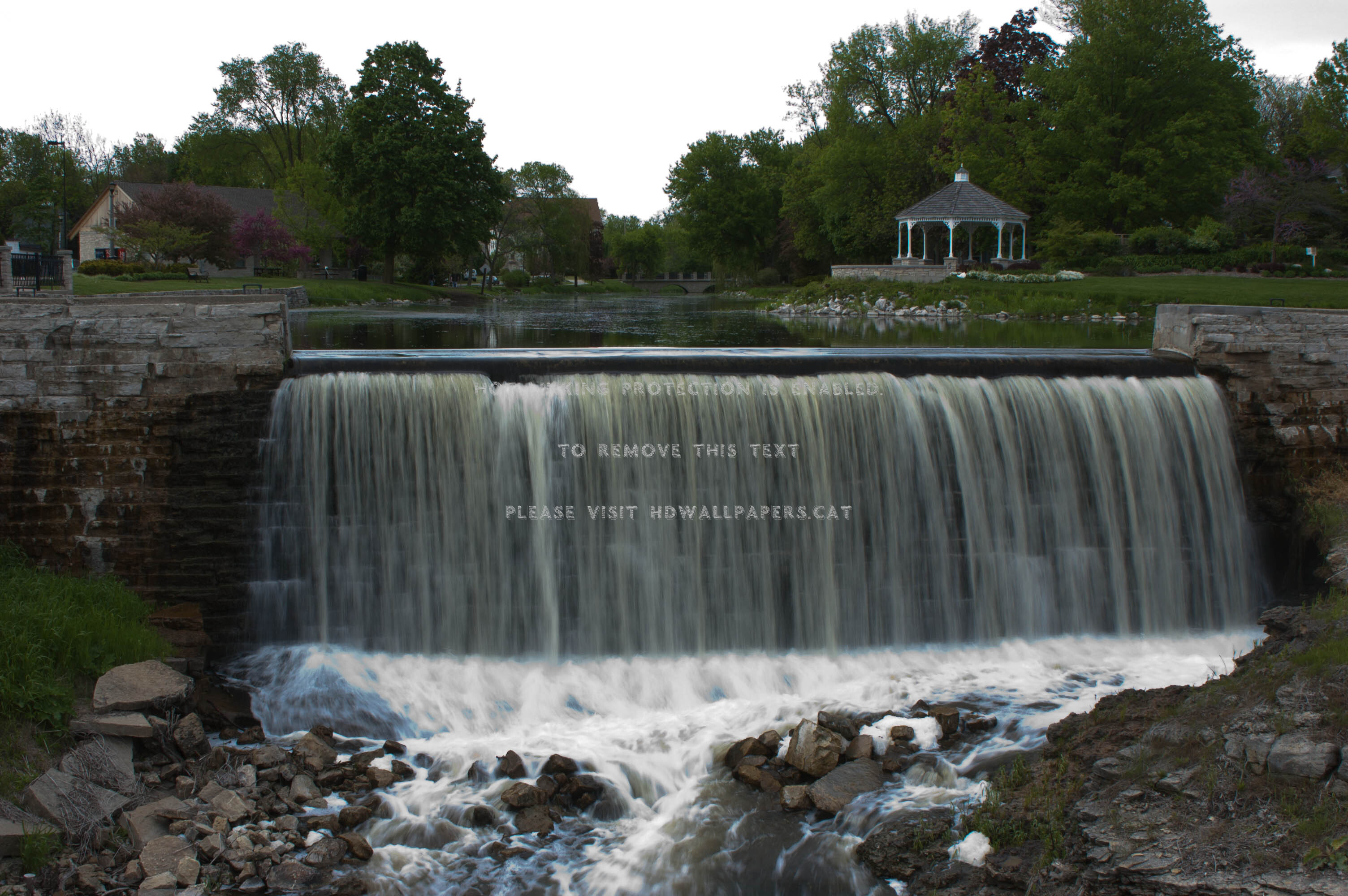 menomonee falls gazebos evening springtime