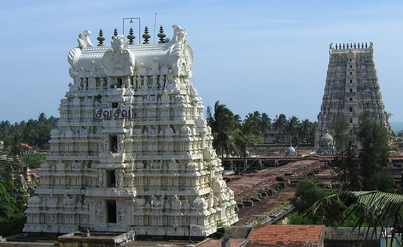Visit Rameshwaram Temple or the Ramanathaswamy Temple ay Pamban Island