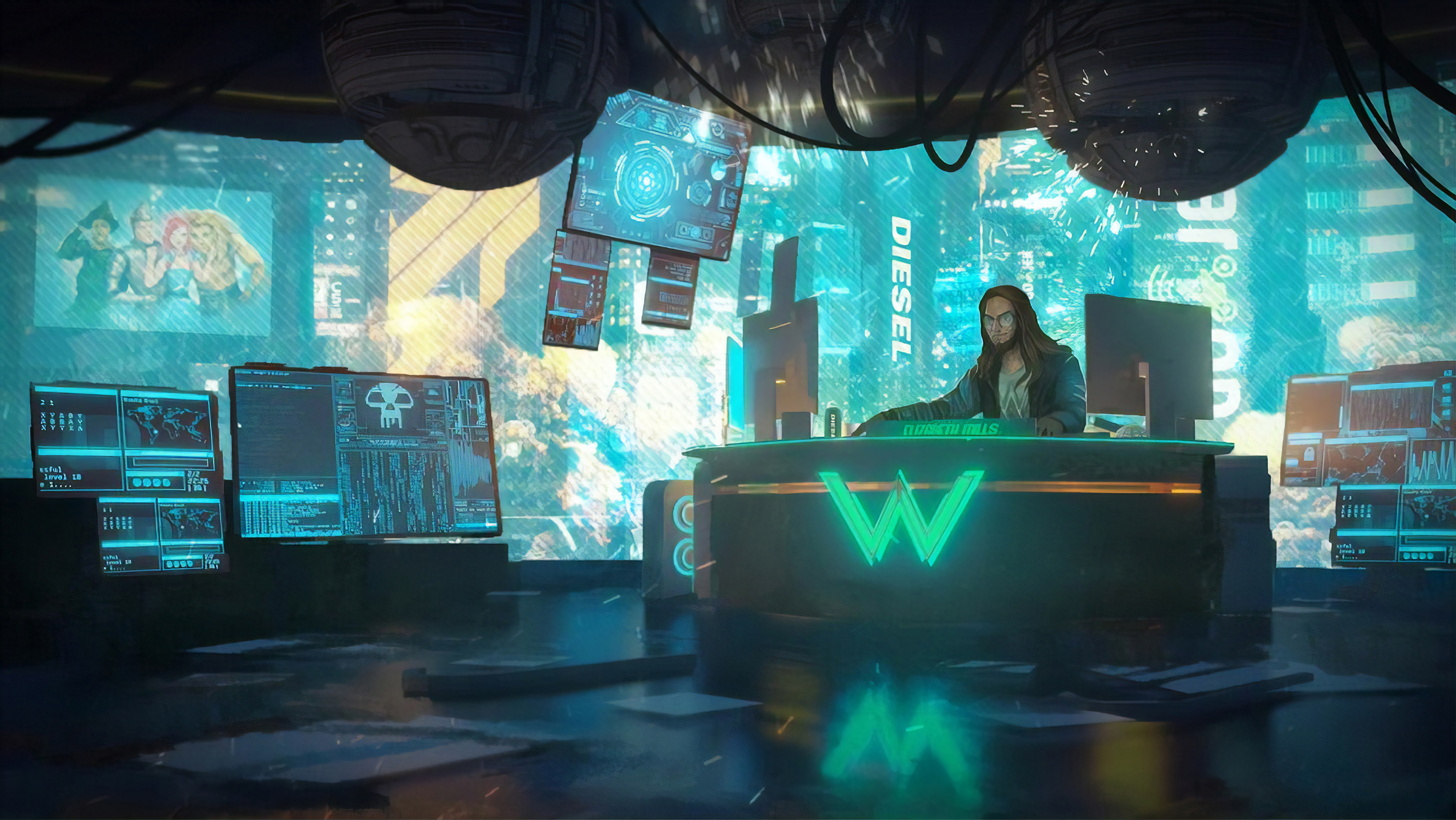 Netrunner cyberpunk wallpaper фото 50