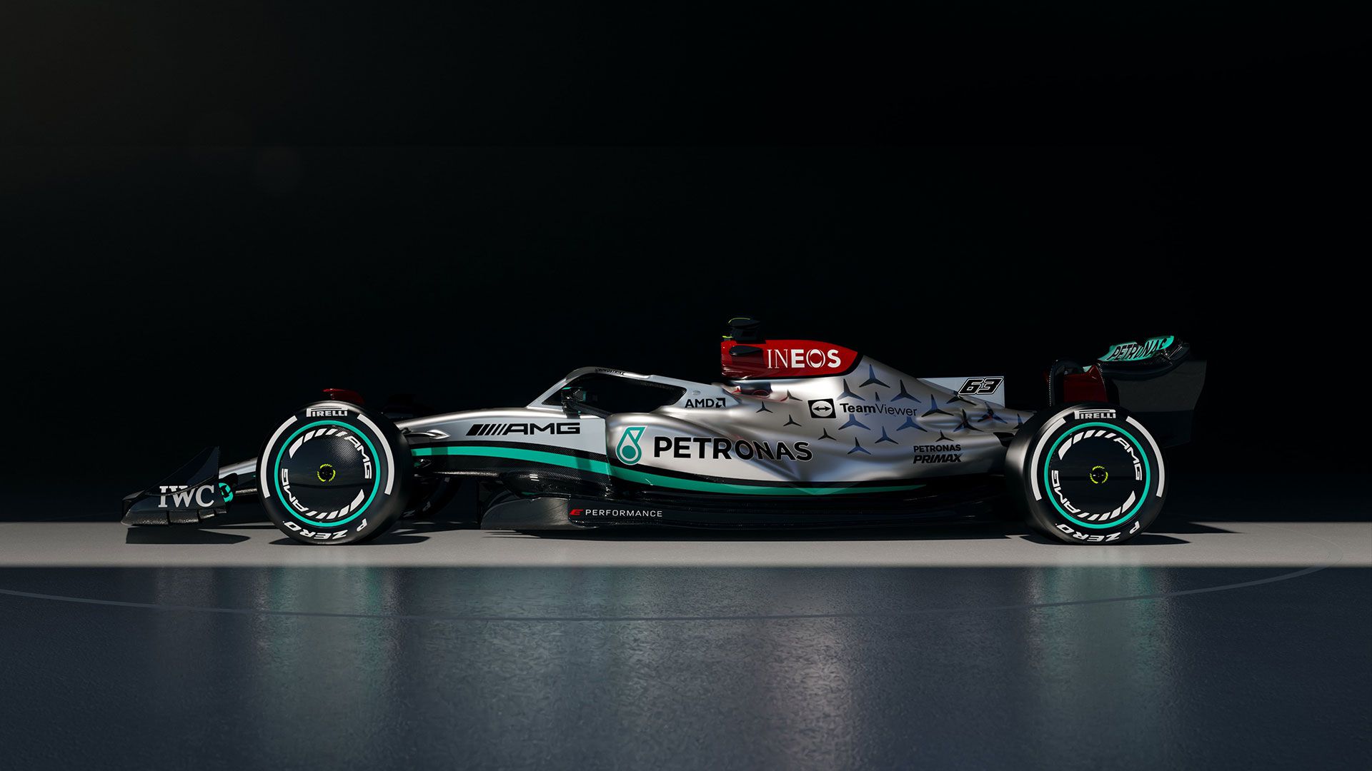 Created a wallpaper of Lewis Hamilton in the W11  rformula1