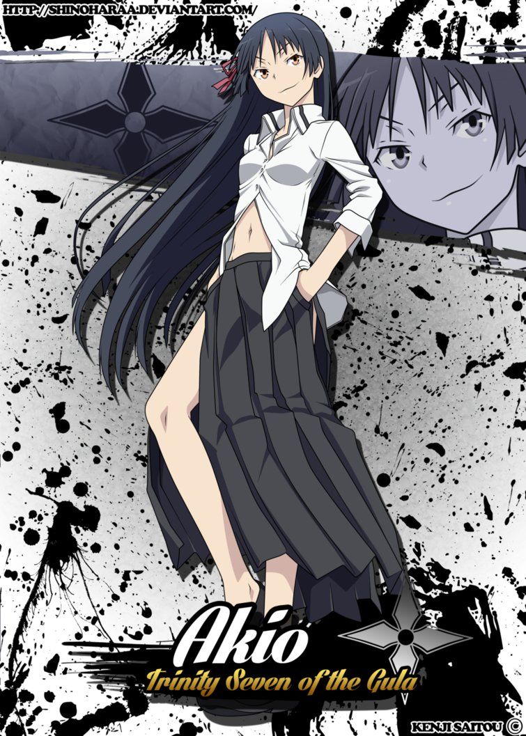 This was a commission for&nbsp;mevan83 Fudou is&nbsp;from Trinity Seven Akio Fudou&nbsp;is the&nbsp;Trinit. Trinity seven, Trinity 7, Anime character names