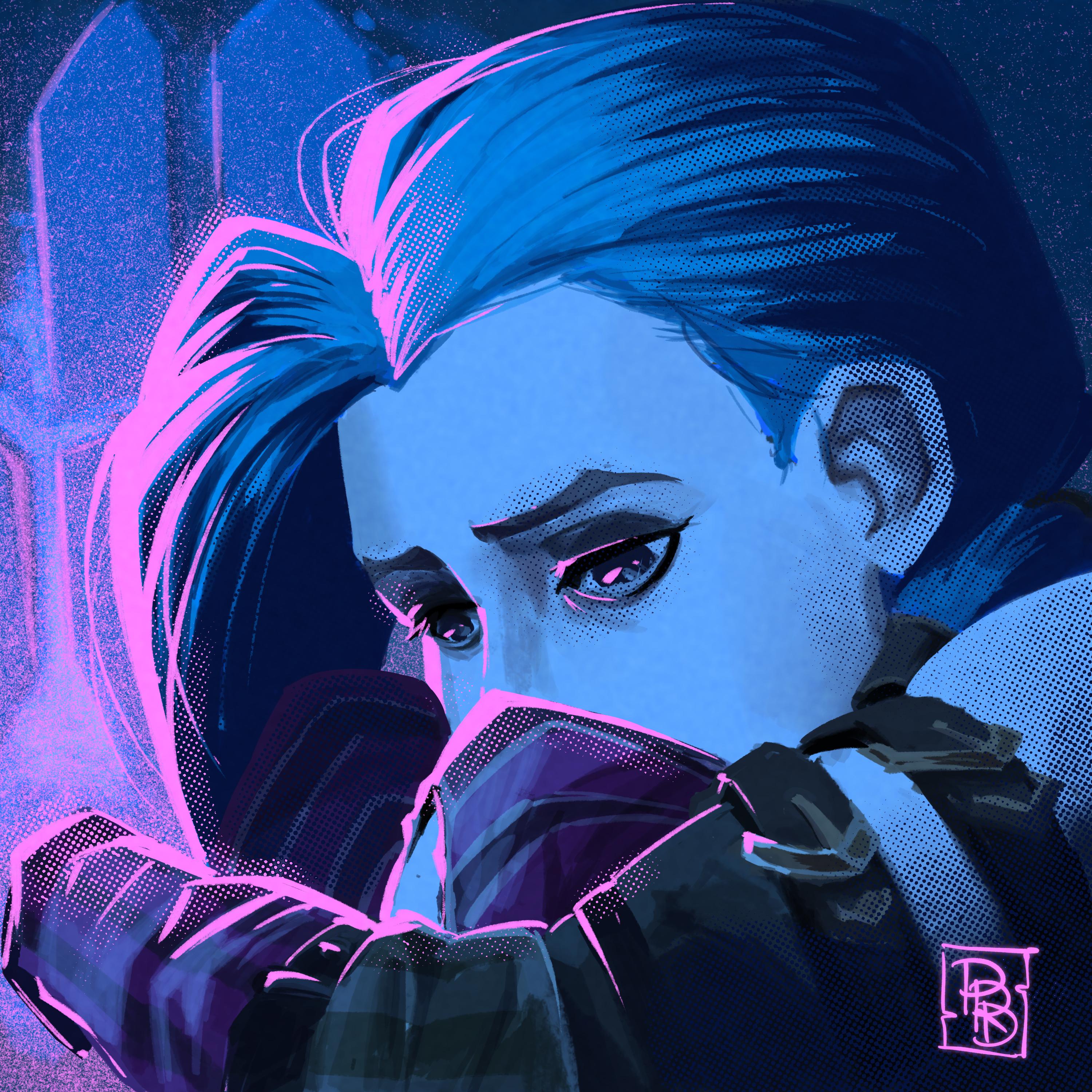 My take on Jinx from Arcane