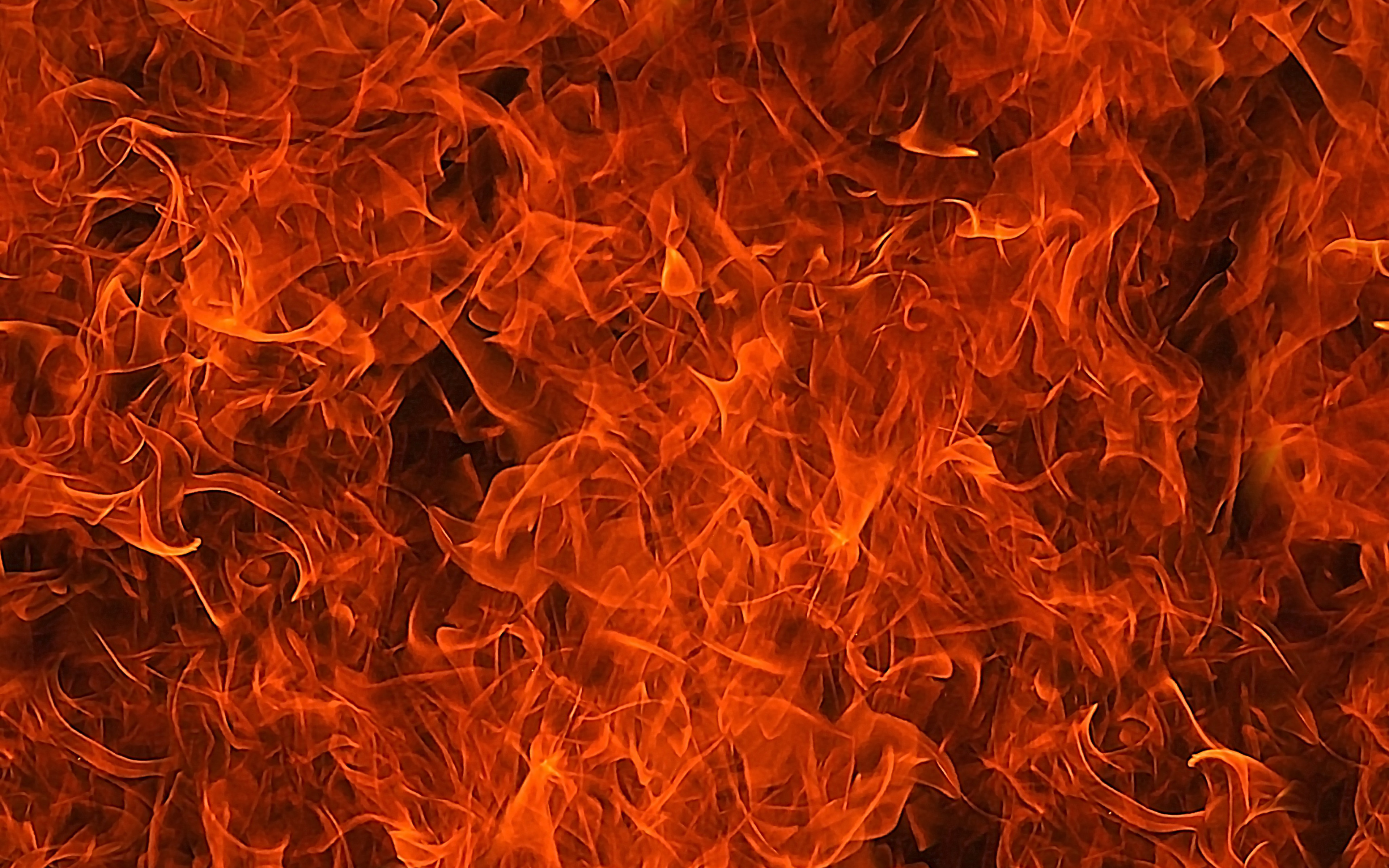 Download wallpaper fire textures, 4k, fireplace, bonfire, fire flames, orange fire texture, fire background for desktop with resolution 3840x2400. High Quality HD picture wallpaper