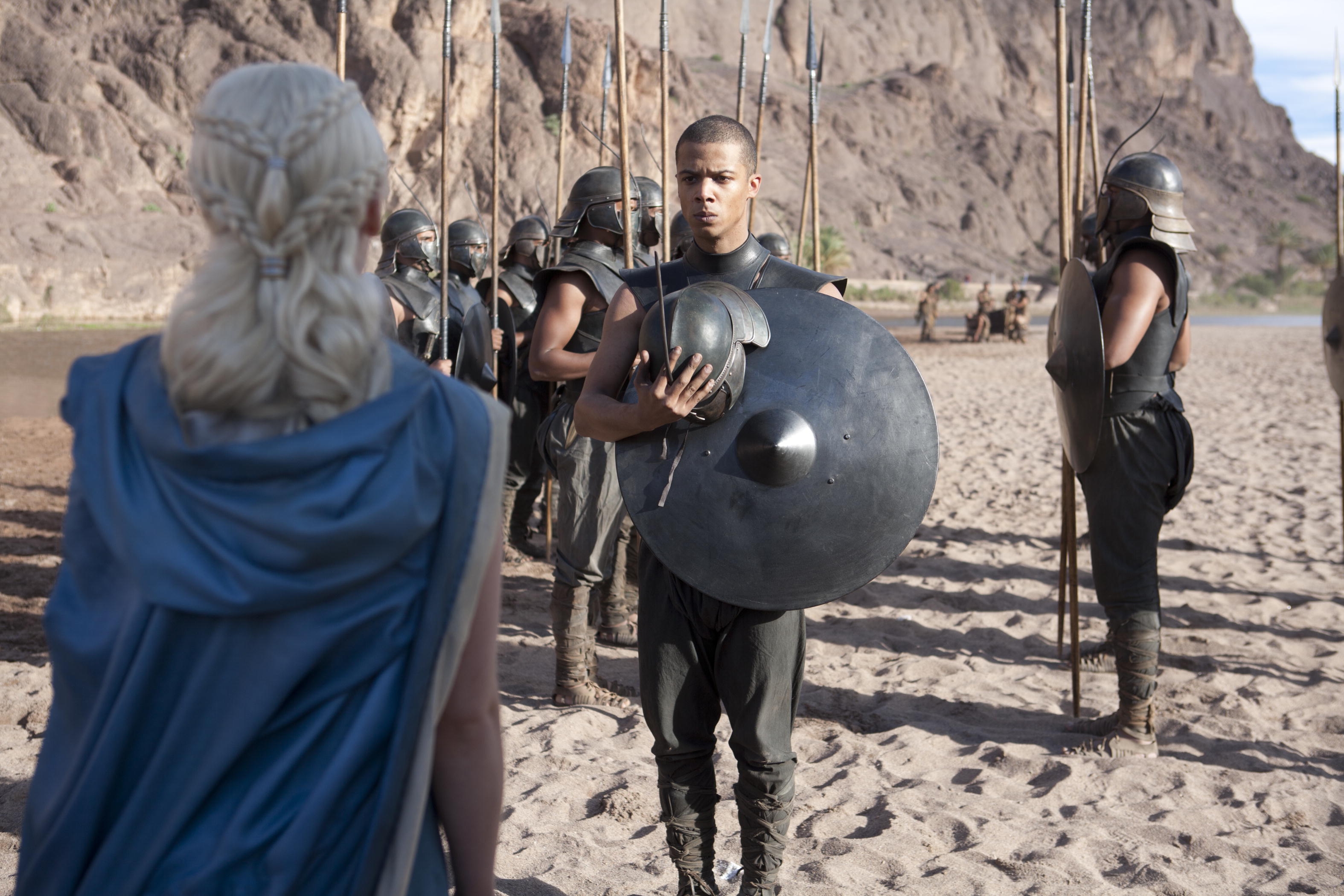 Daenerys Targaryen Game Of Thrones Grey Worm Wallpaper:3150x2100