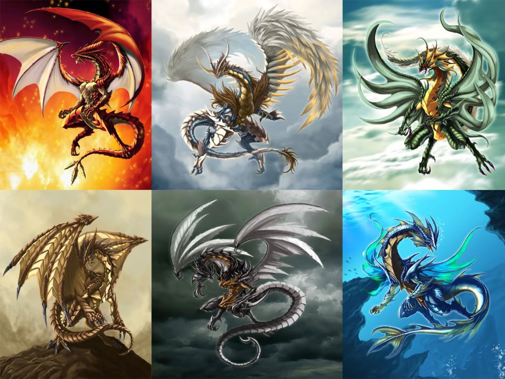 Dragon. Elemental dragons, Mythical creatures fantasy, Dragon art