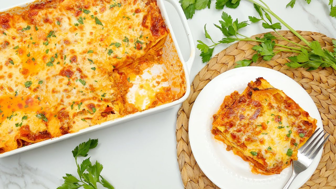 Homemade Lasagna Recipe. The Domestic Geek