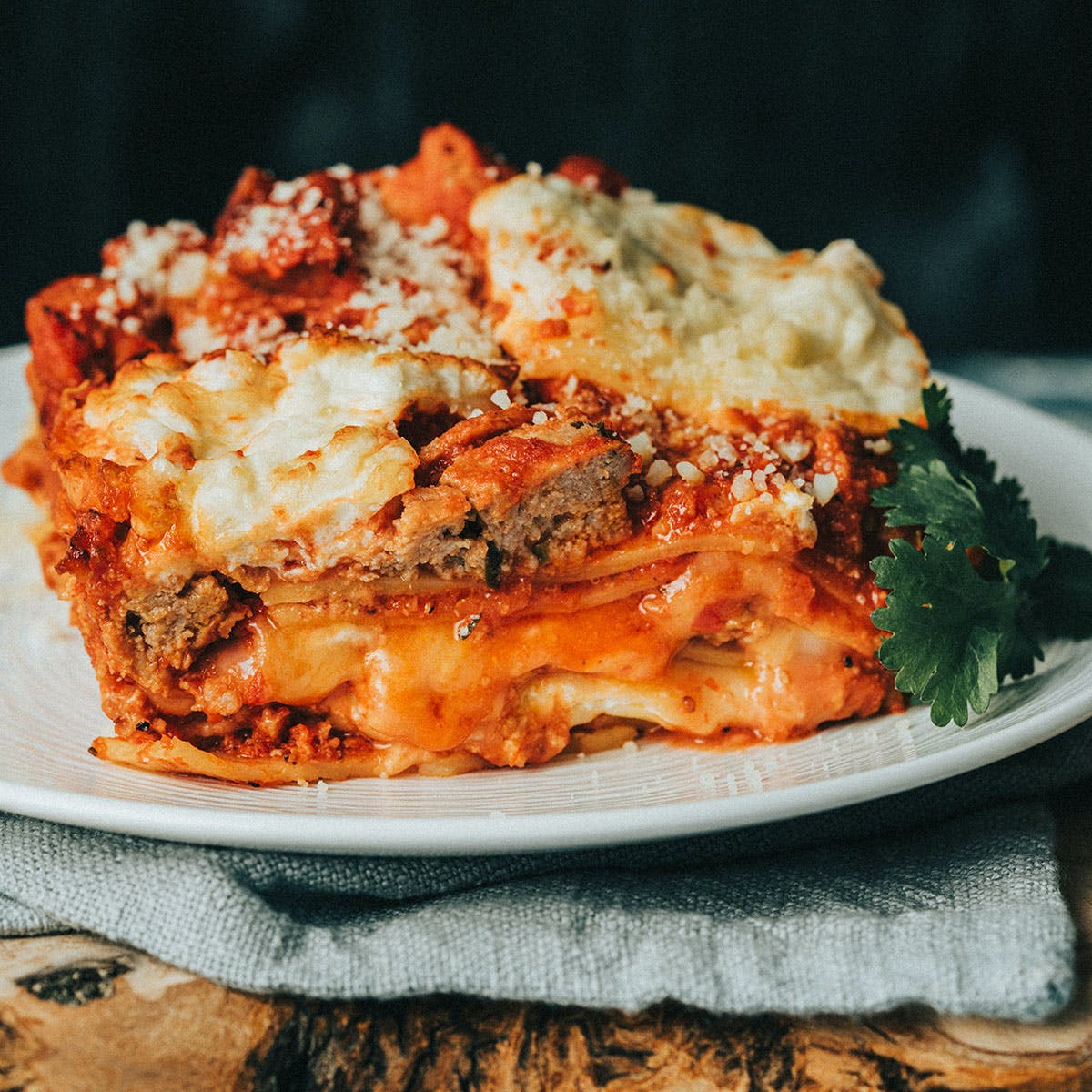 Meat Lasagna for 4 by Dinner in the Field