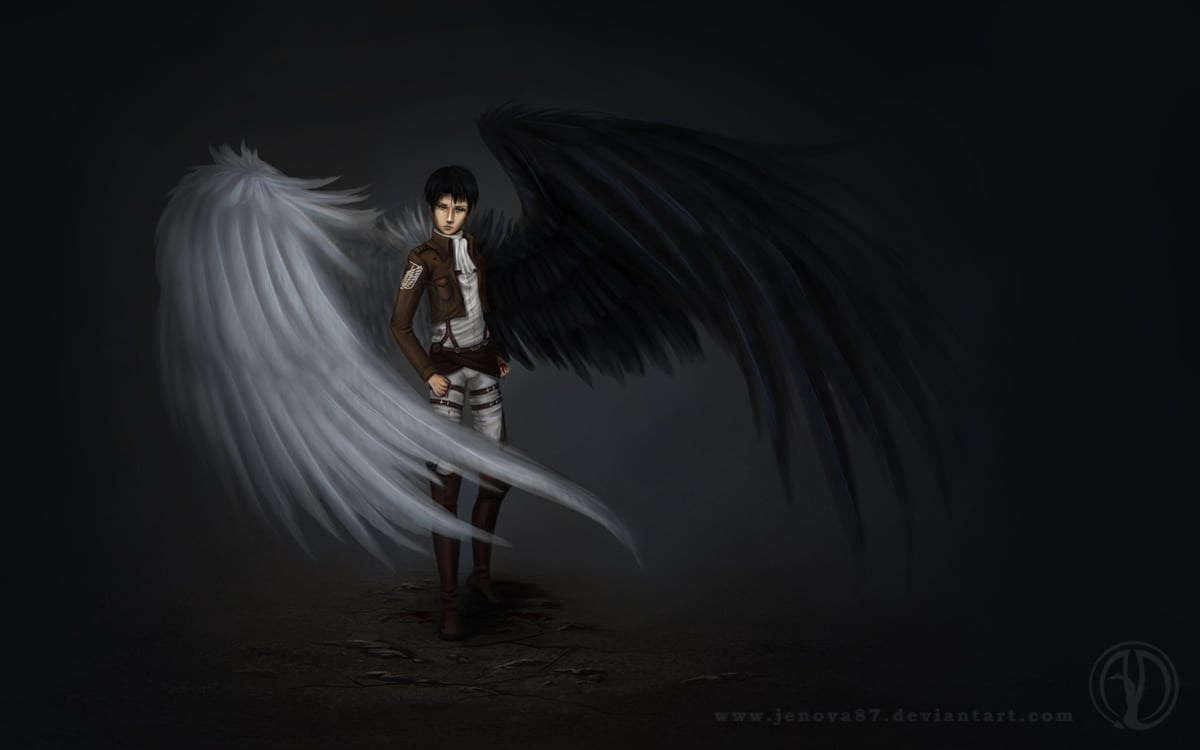 Free download SnK Levi Wings of Freedom by Jenova87 [1200x750] for your Desktop, Mobile & Tablet. Explore Wings of Freedom Wallpaper. Attack on Titan Logo Wallpaper