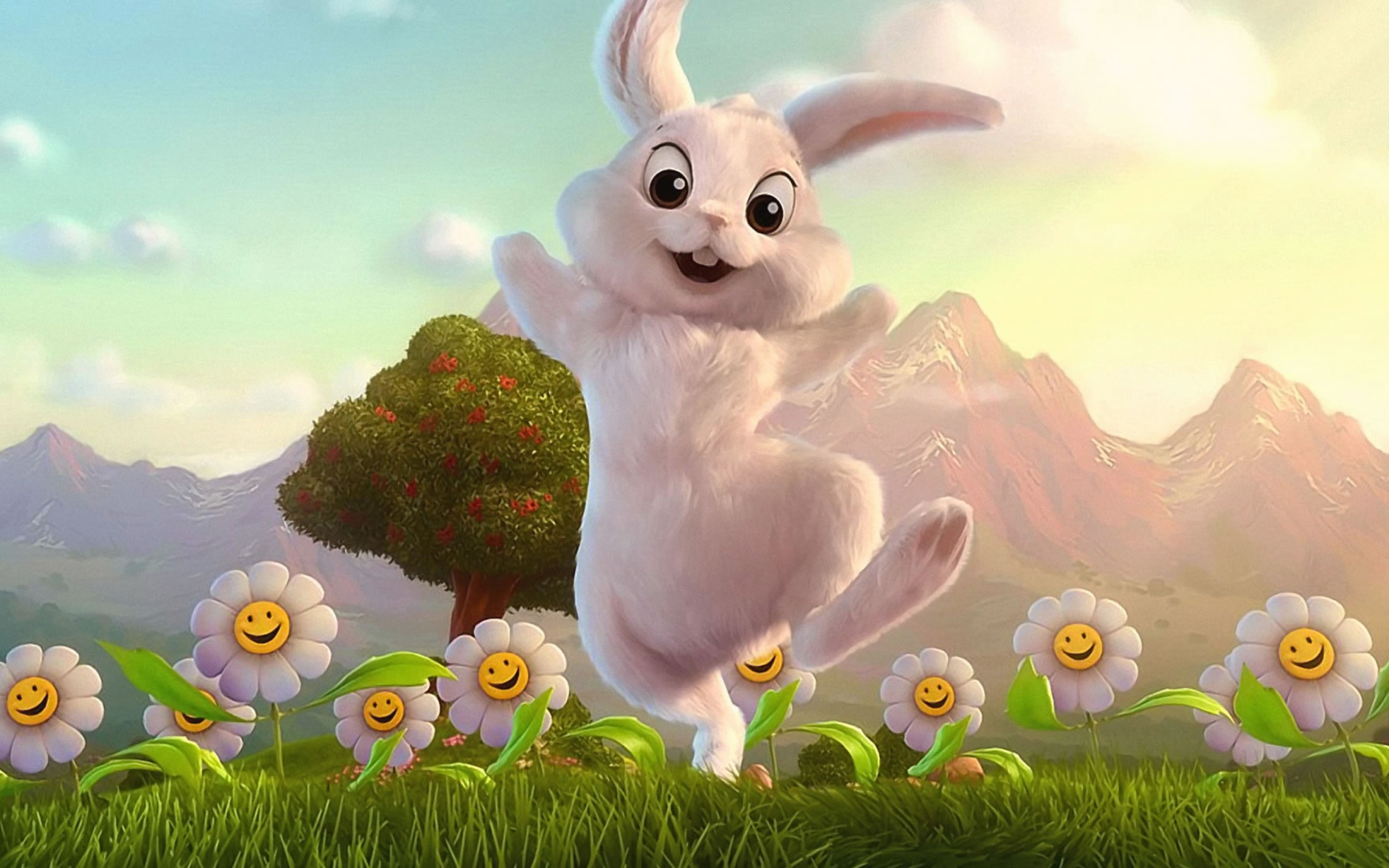 Cute Bugs Bunny White Rabbit Cartoon Wallpaper for Desktop and Mobiles 15 Retina Macbook Pro