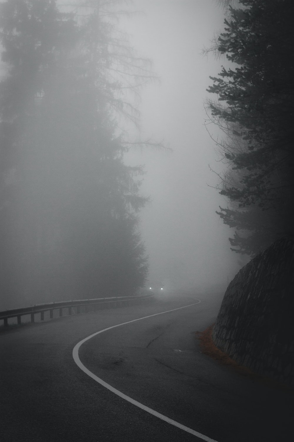 30,Foggy Road Picture. Download Free Image