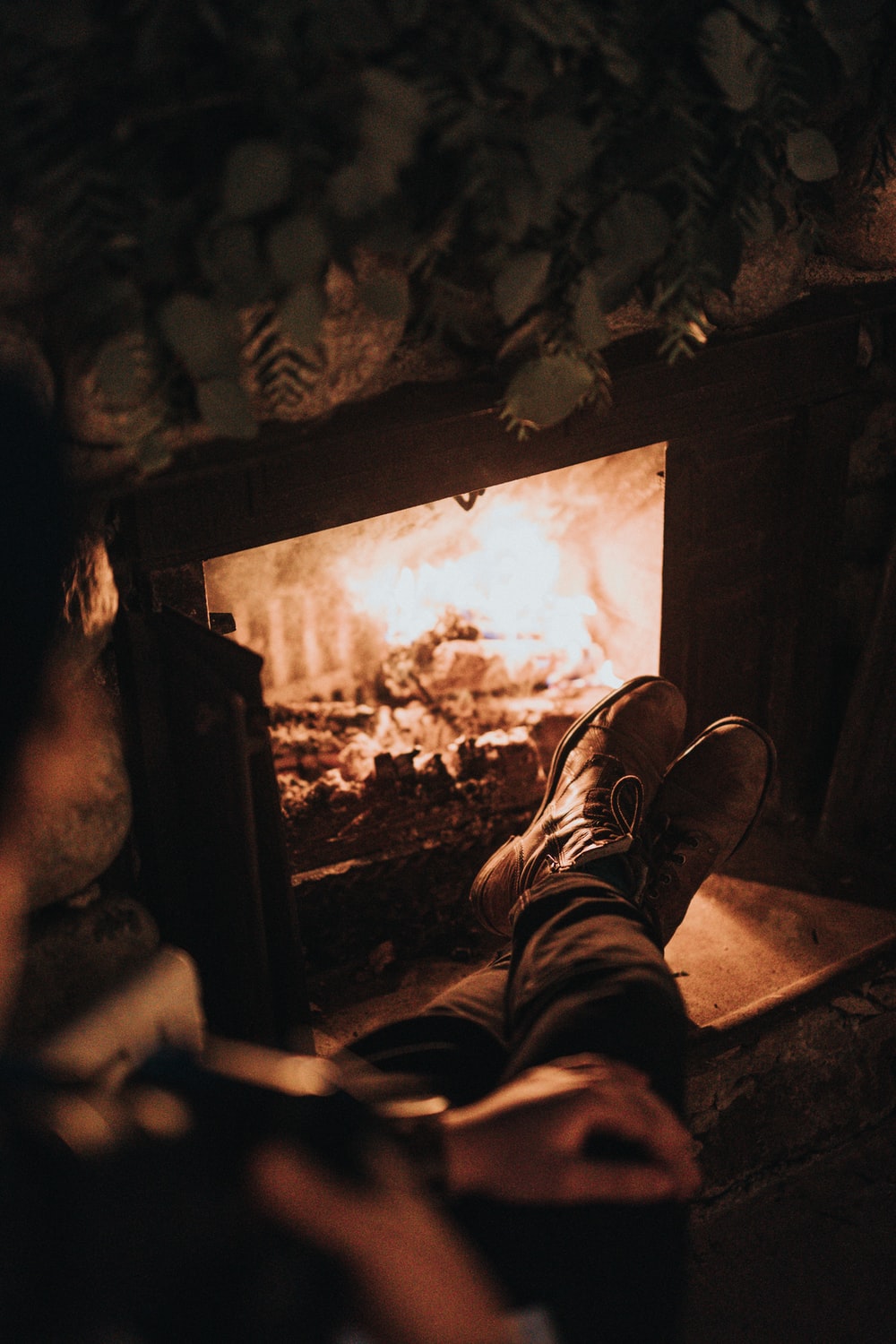 Cozy Fireplace Picture. Download Free Image