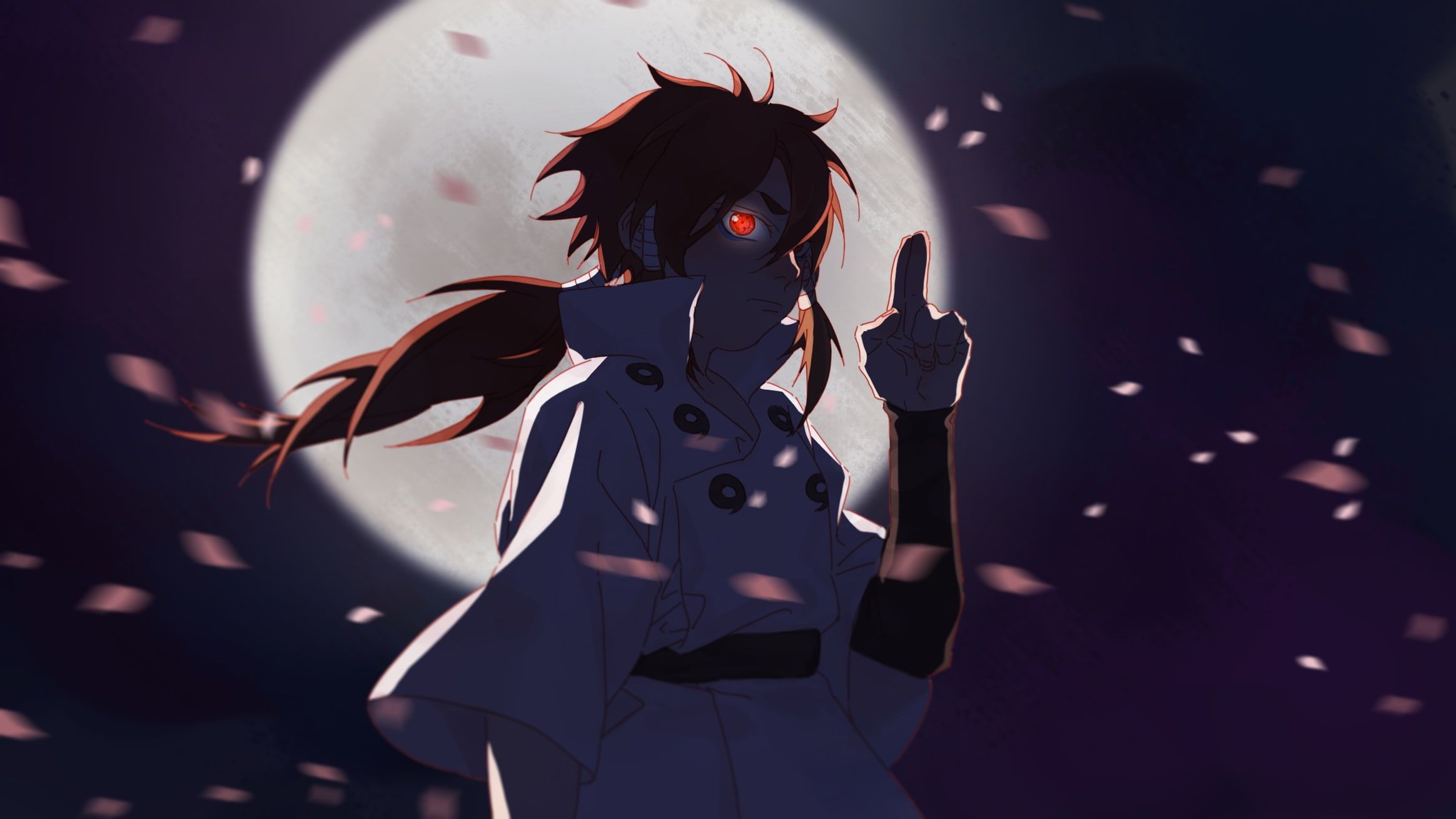 otsutsuki indra #naruto #moon #petals #sharingan #Anime P #wallpaper #hdwallpaper #desktop. Wallpaper naruto shippuden, Anime, Anime naruto