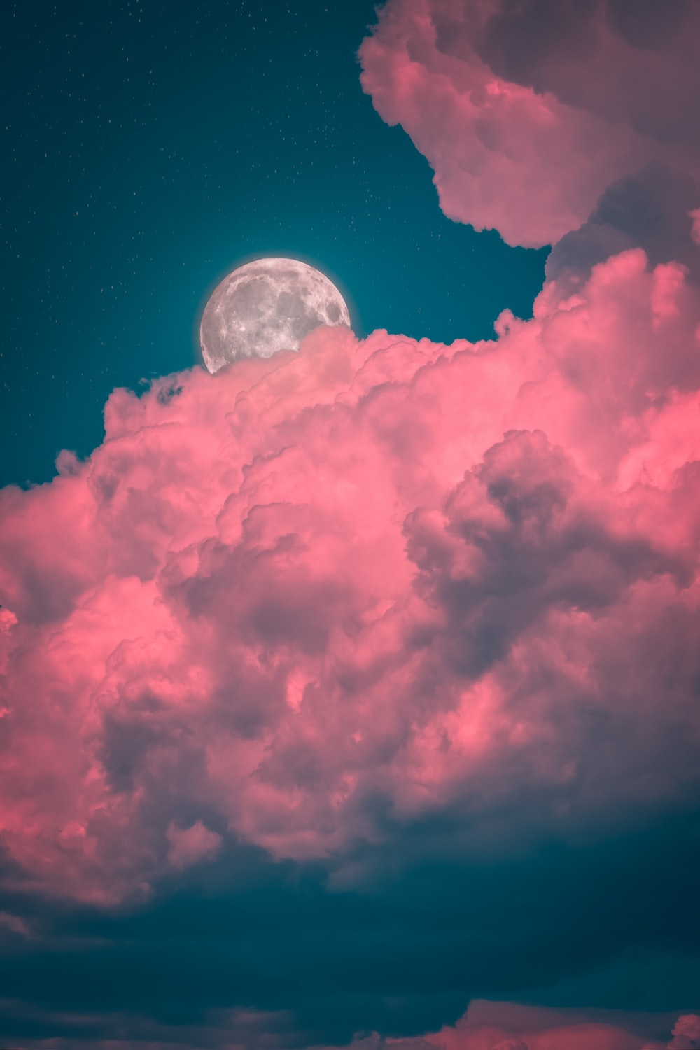 1K+ Moon And Clouds Picture. Download Free Image
