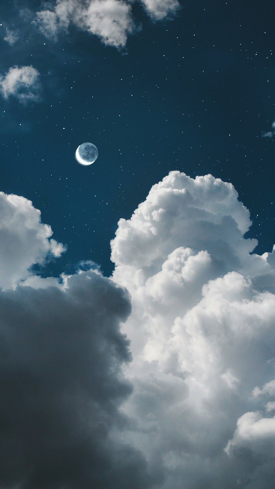 Two moon #wallpaper #iphone #android. Cloud wallpaper, Night sky wallpaper, Nature wallpaper