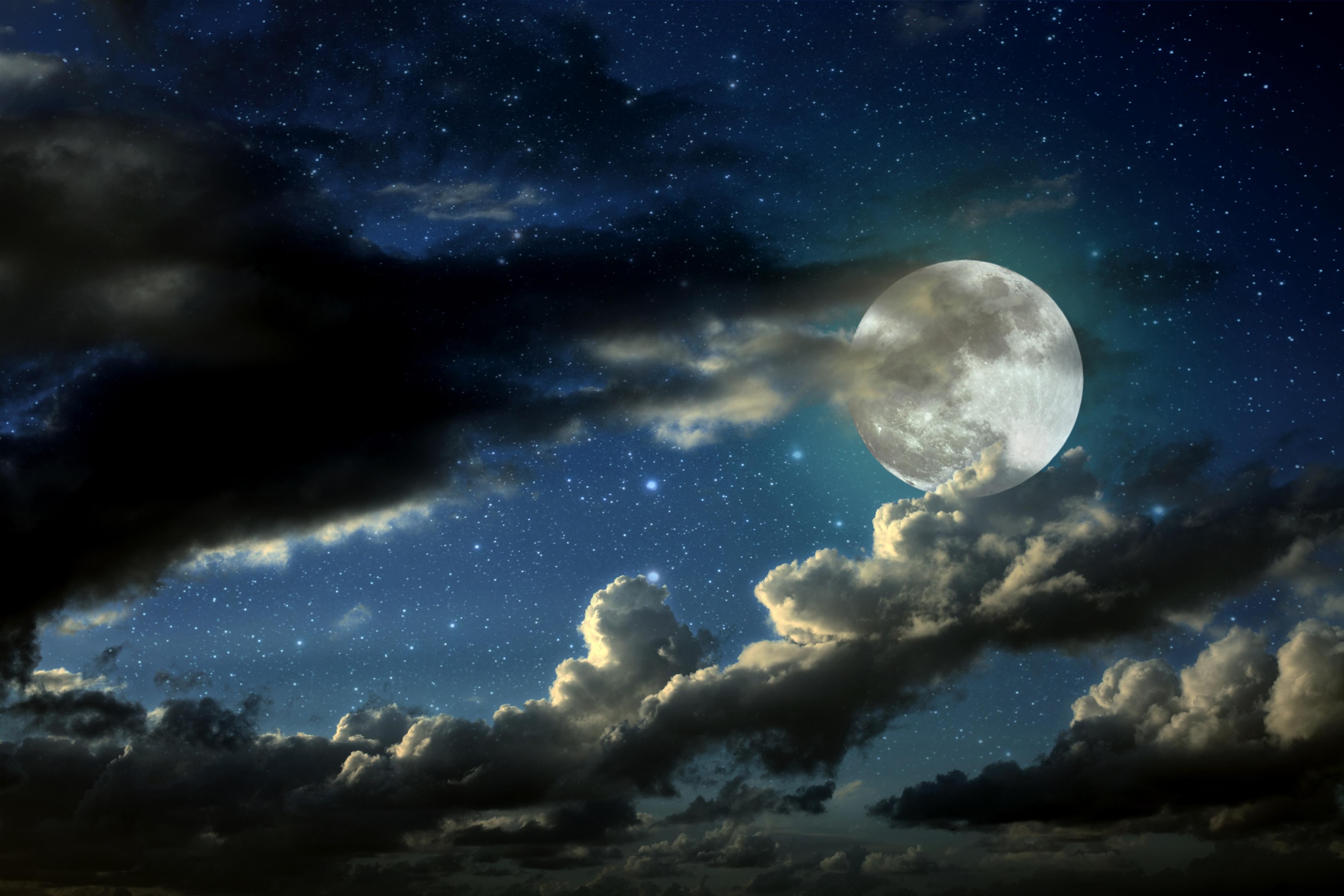 Dark Stars And Clouds Wallpaper & Background Download