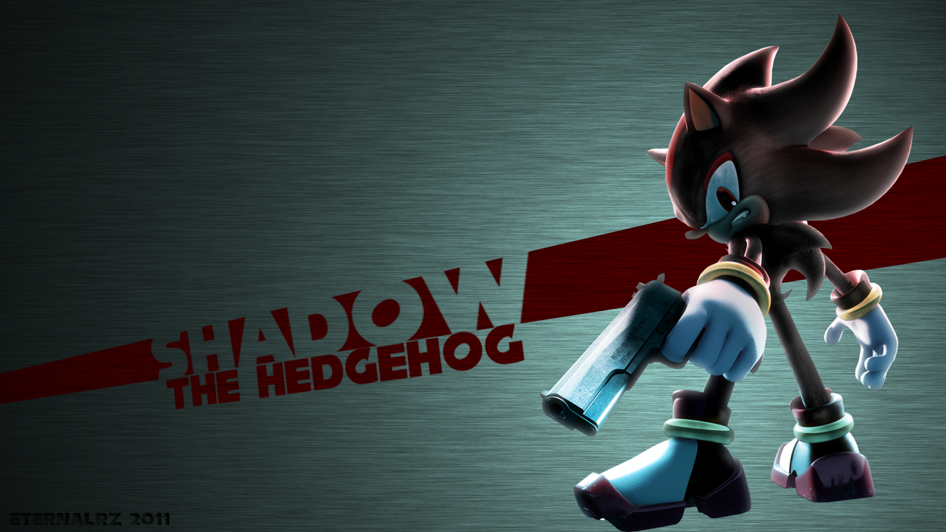 Shadow The Hedgehog Theme (1366x768)