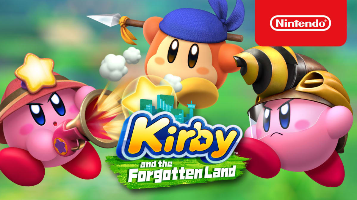 Explore a mysterious world with Kirby and the Forgotten Land on March 25
