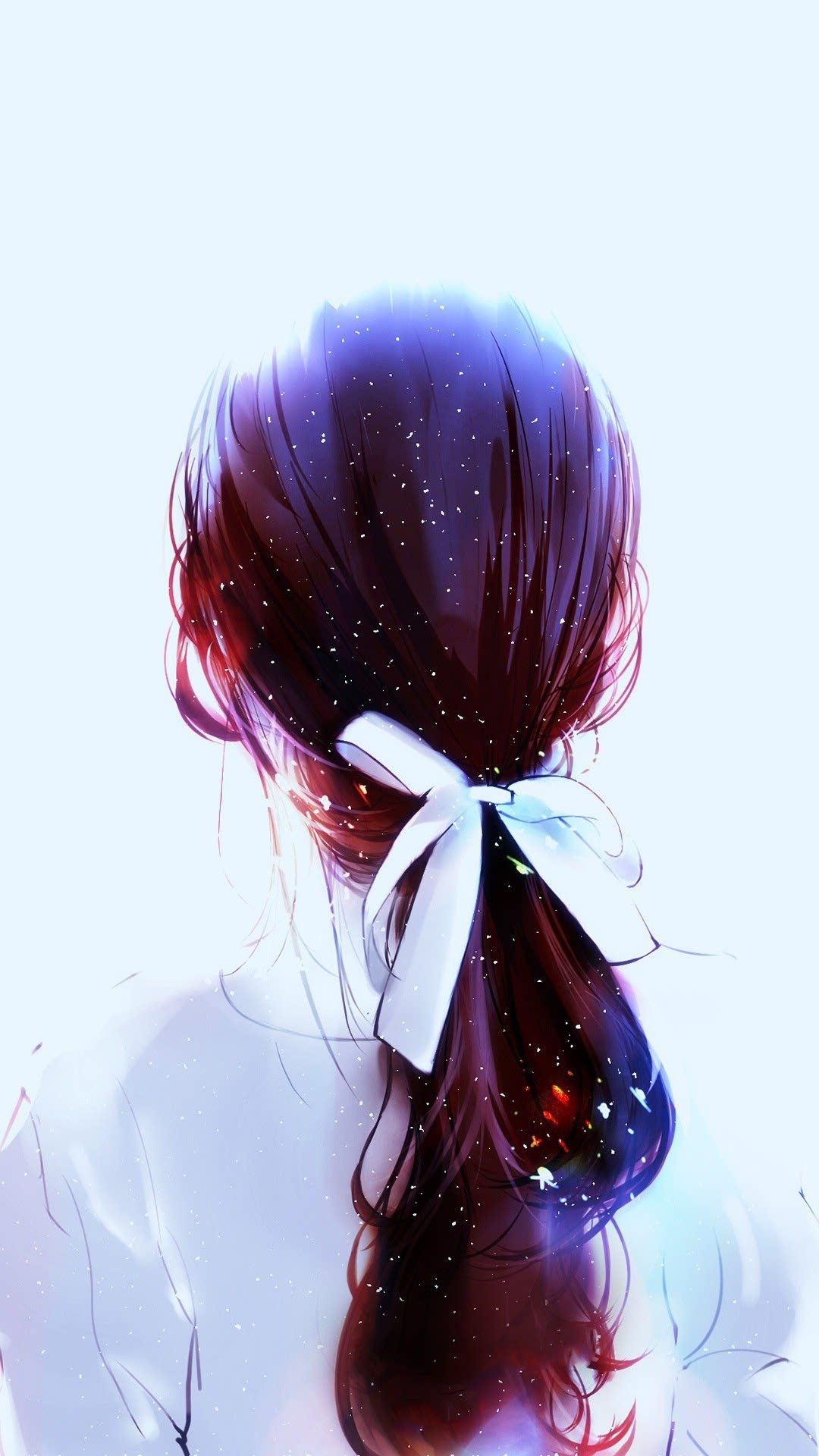 Anime Girl Galaxy Wallpaper