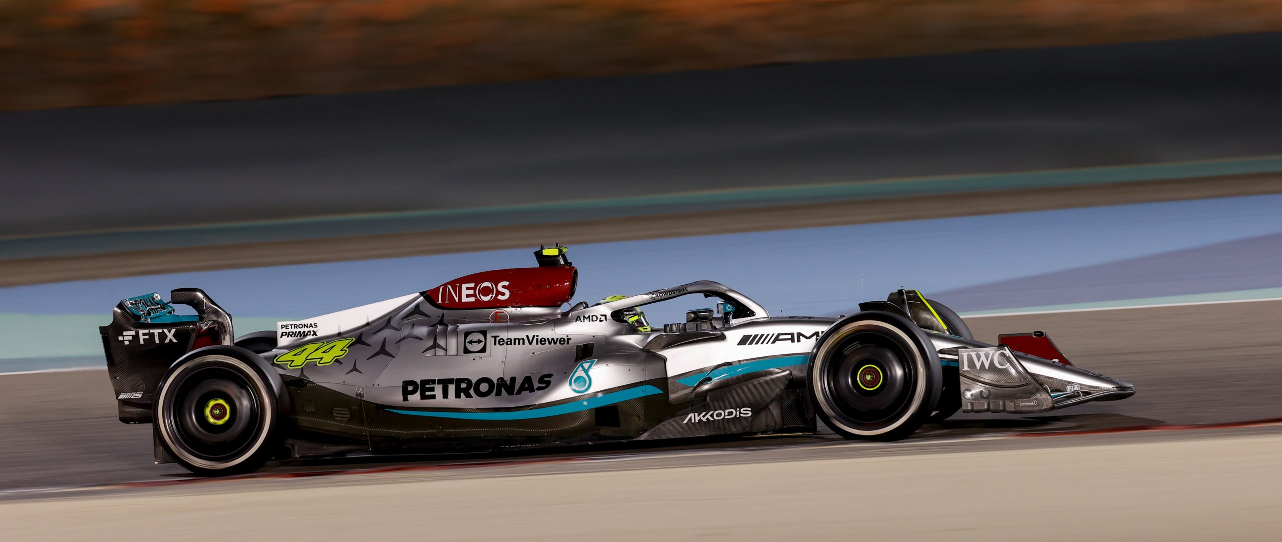 Lewis Finishes Bahrain Grand Prix in P3, George P4