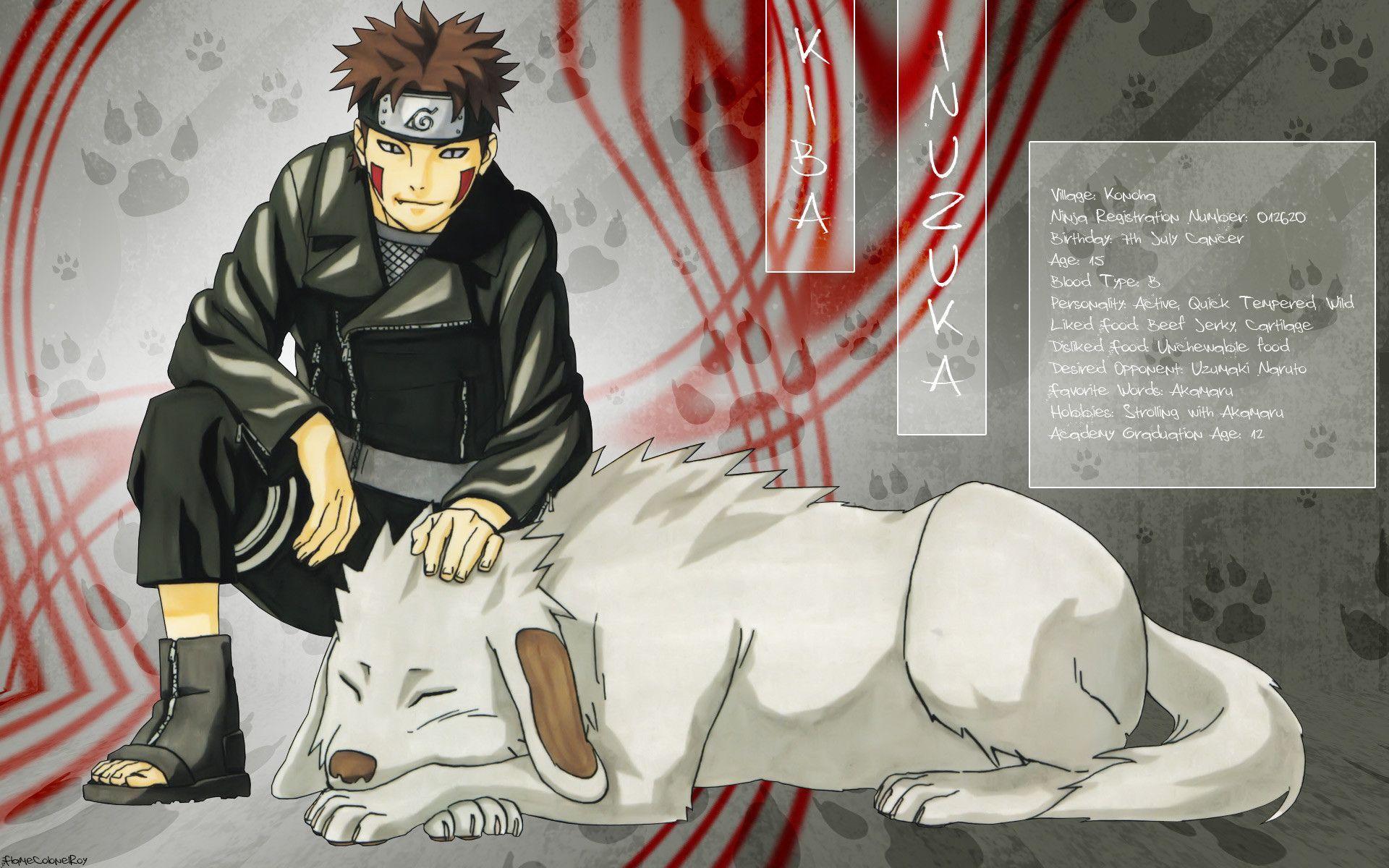 Kiba And Akamaru Wallpaper