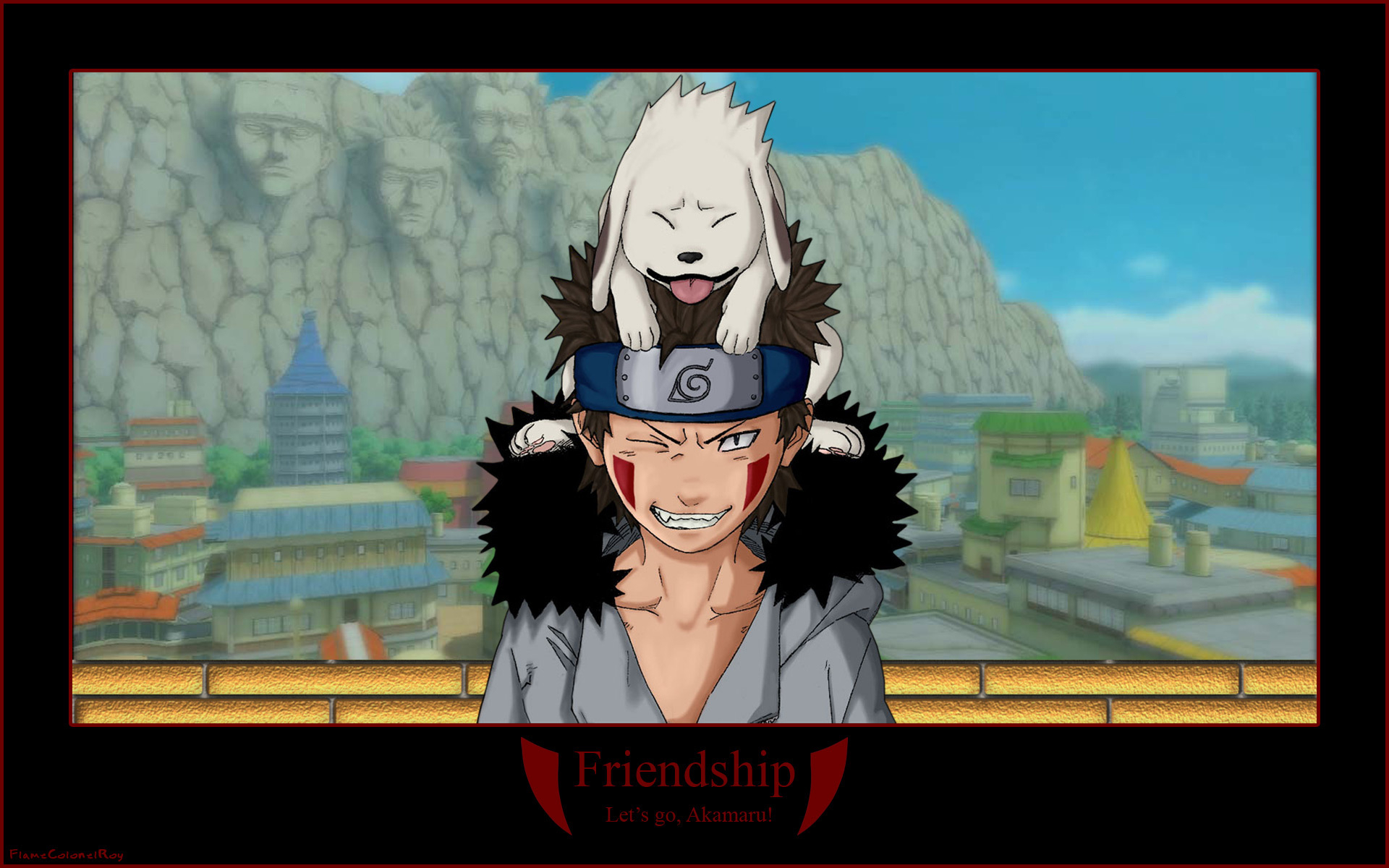 Akamaru, Kiba Inuzuka HD Wallpaper