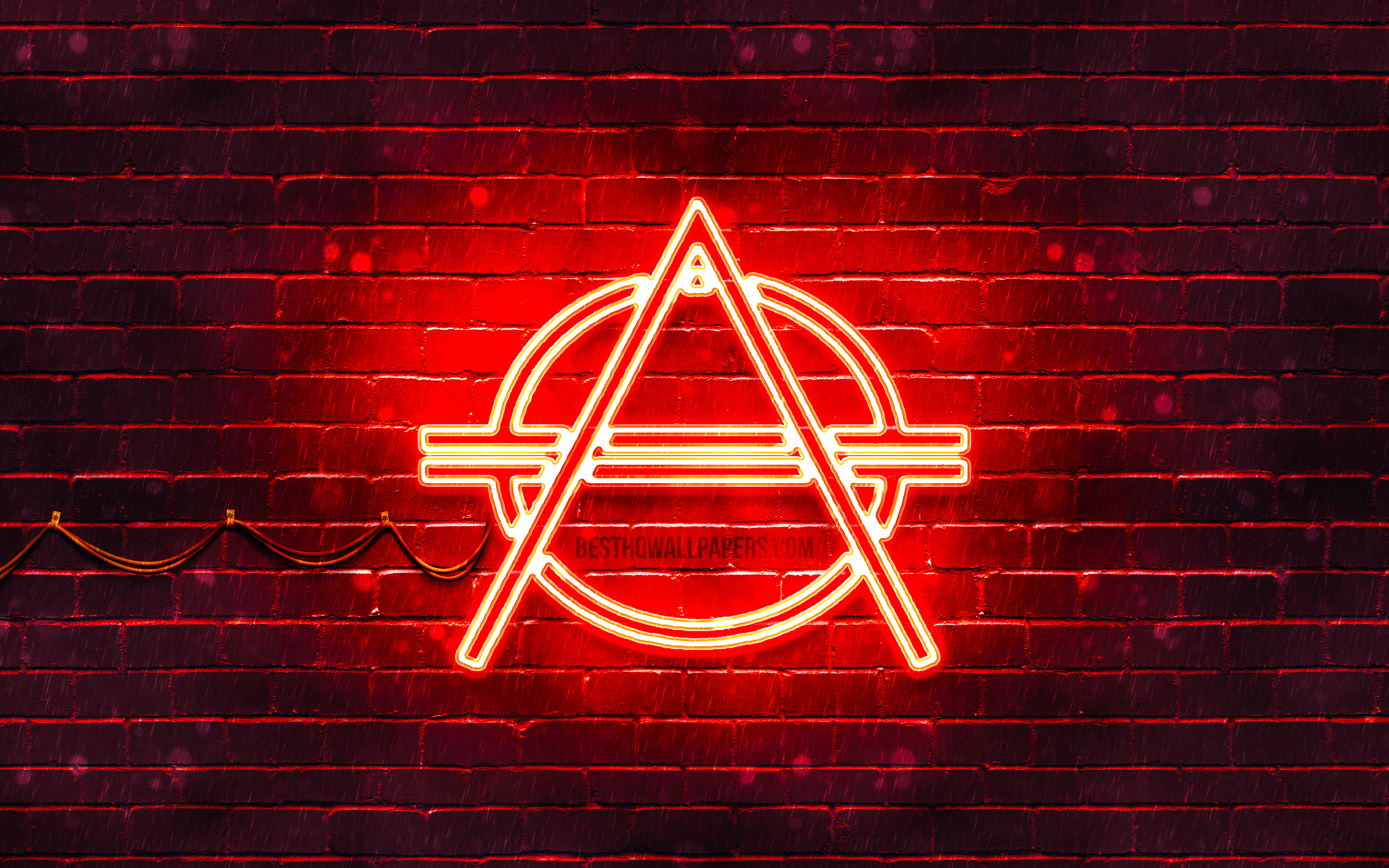 Download wallpaper Don Diablo red logo, 4k, superstars, dutch DJs, red brickwall, Don Pepijn Schipper, Don Diablo logo, music stars, Don Diablo neon logo, Don Diablo for desktop with resolution 3840x2400. High