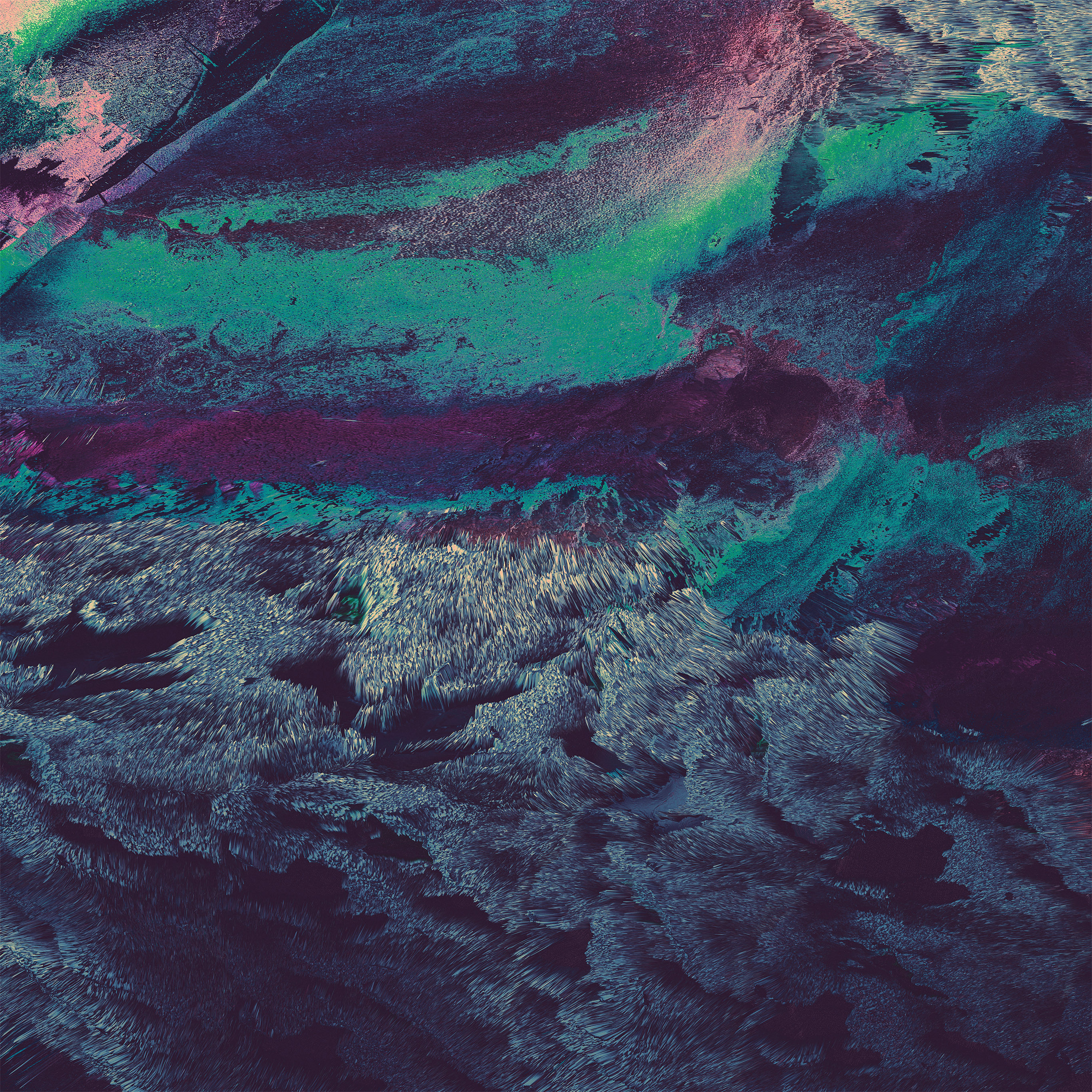 Android wallpaper. paranoid hampus olsson blue green texture pattern