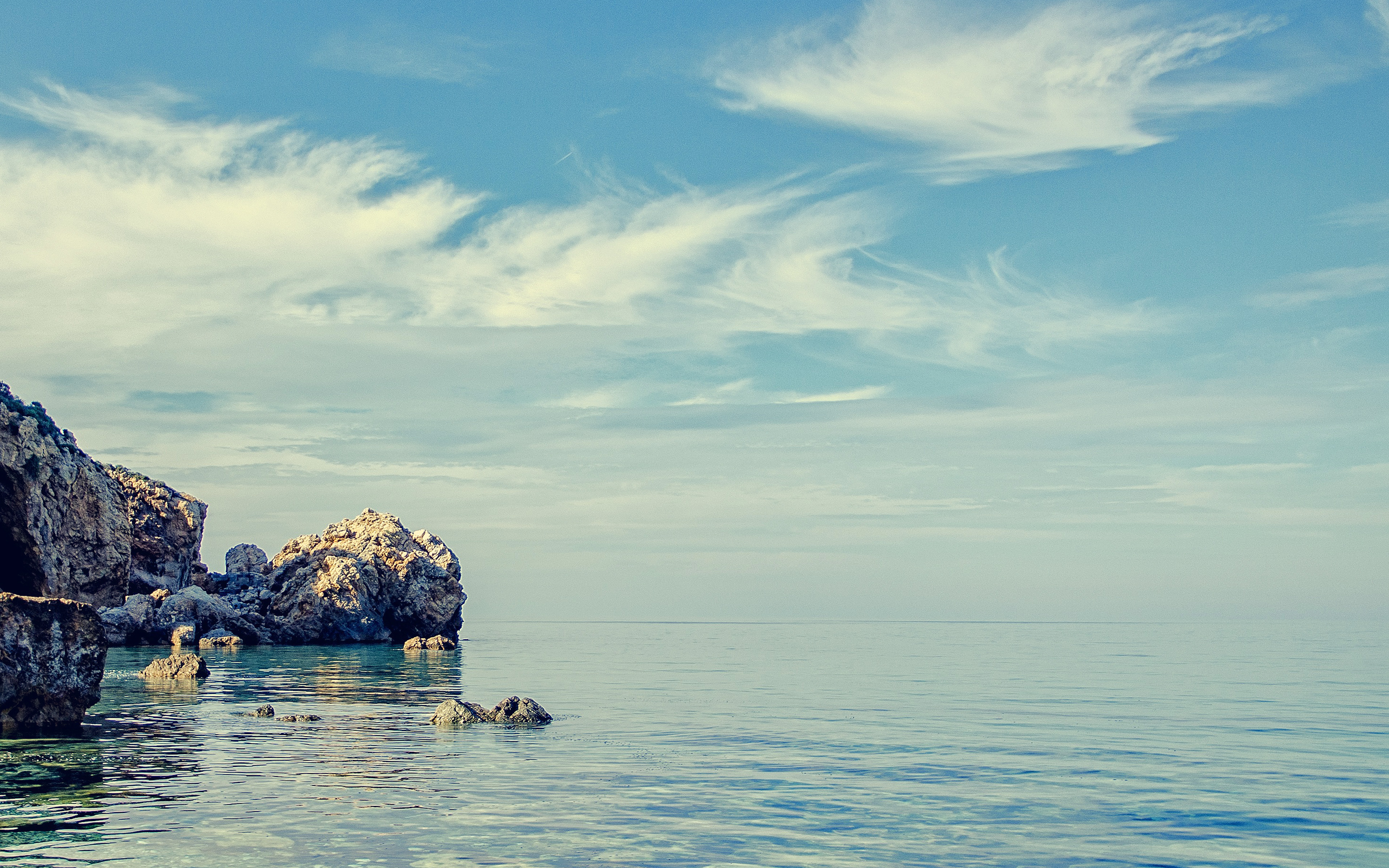 Summer Sea Ocean Vacation Sky Blue Wallpaper