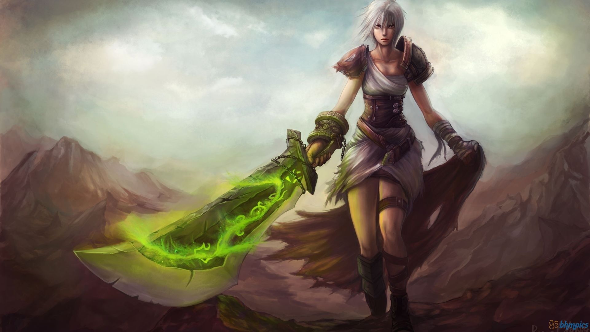League Of Legends Riven Wallpaper. League of legends, Anime warrior, League of legends elo
