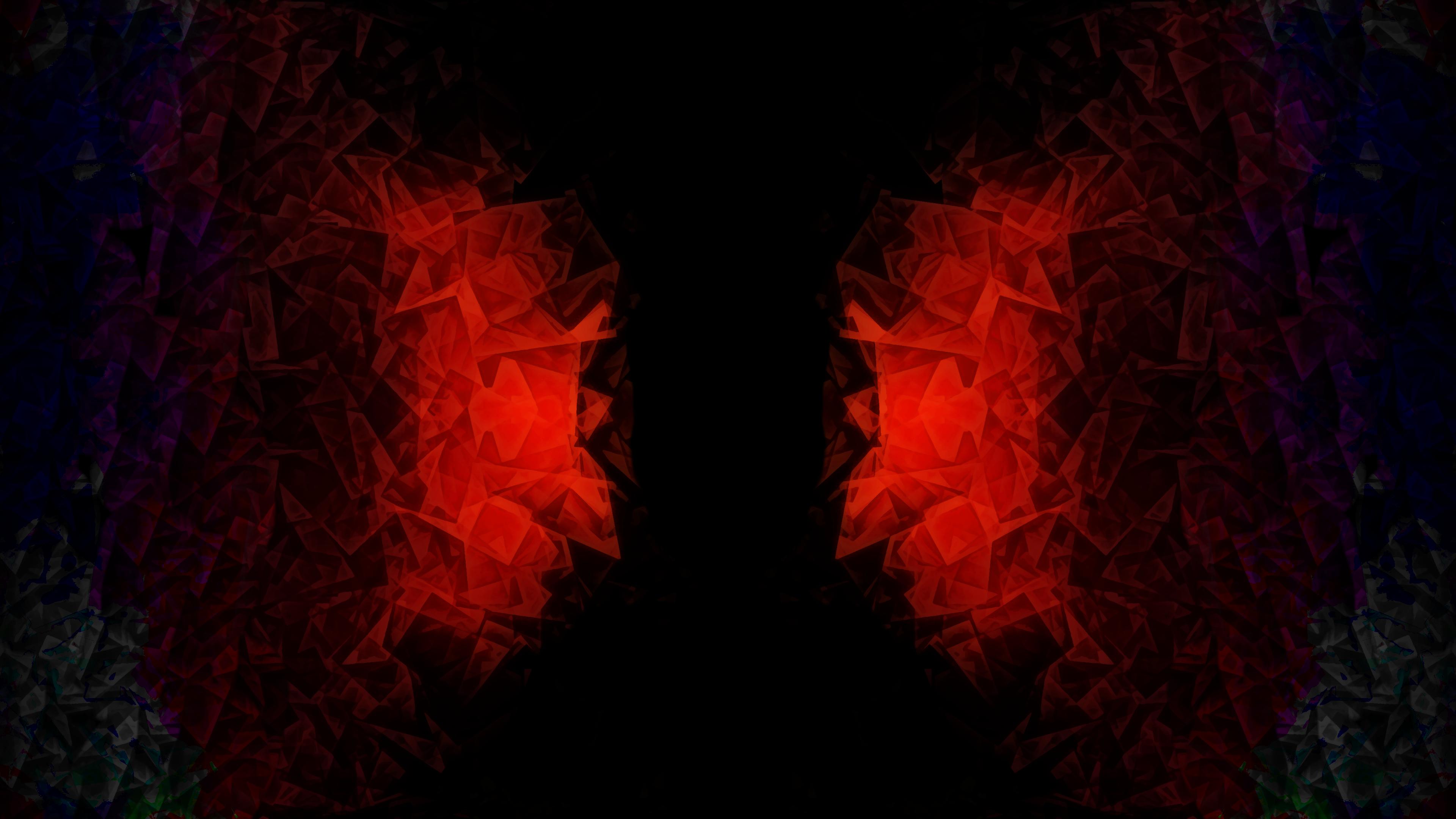 Crystal Red Wallpaper:3840x2160