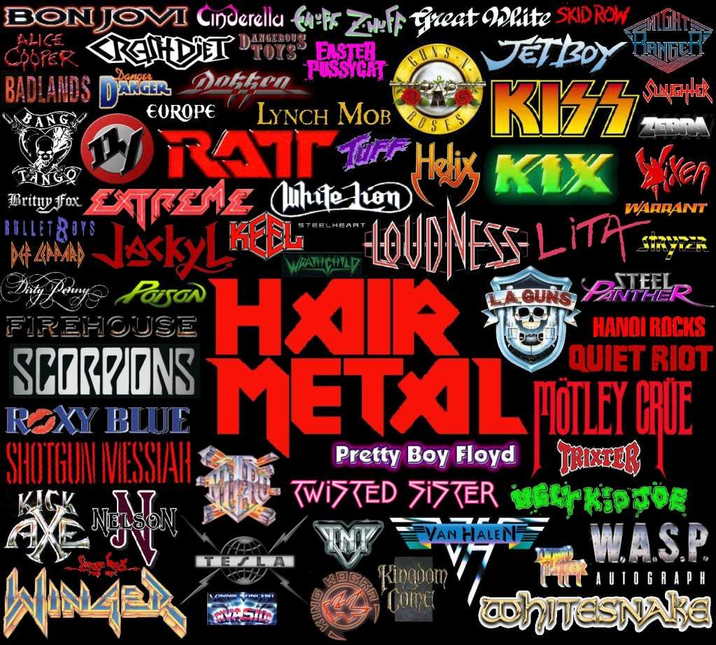 Ranker goes far beyond lists with deep rankings about everything, voted on by everyone. Hair metal bands, Metal band logos, Glam metal
