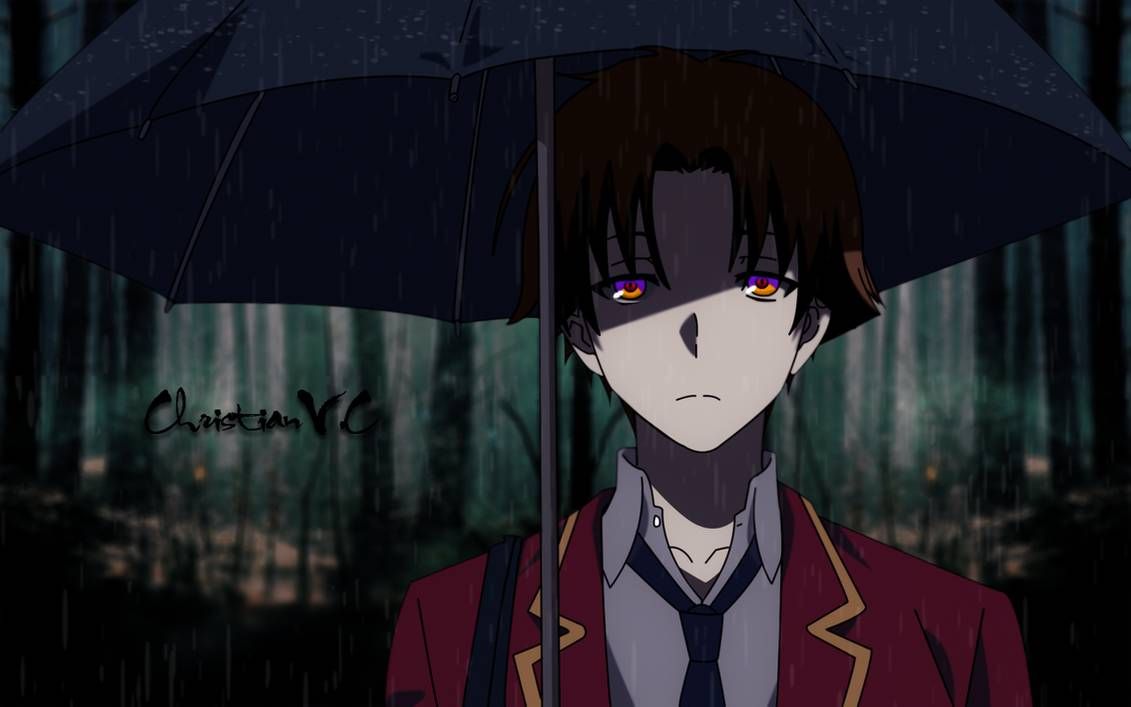 Ayanokoji Kiyotaka (Youkoso Jitsuryoku Shijou Shu). Anime classroom, Anime drawings boy, Anime