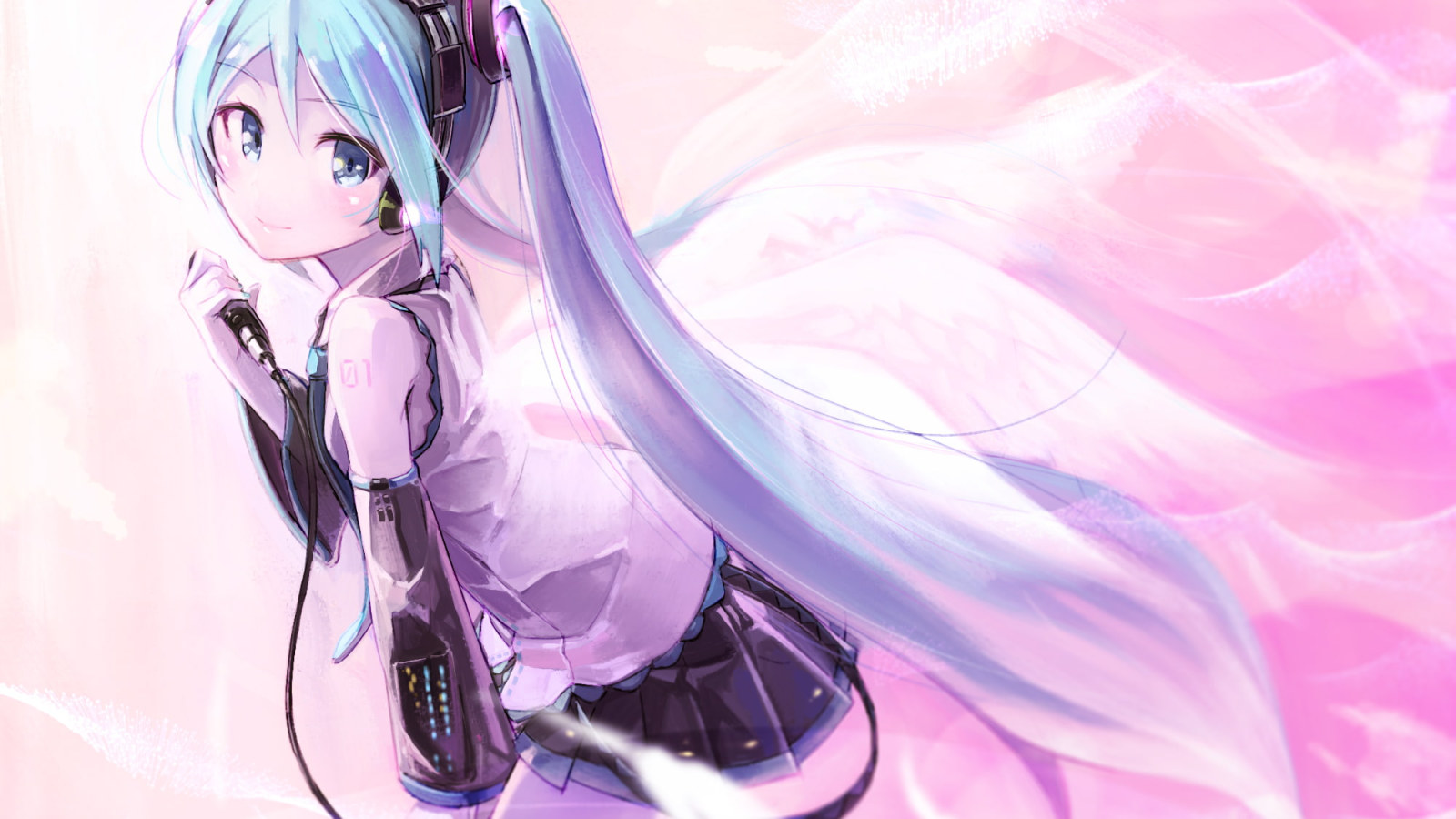 Hatsune Miku Wallpaper, Vocaloid, Pink Color, Close Up, Women, Indoors • Wallpaper For You