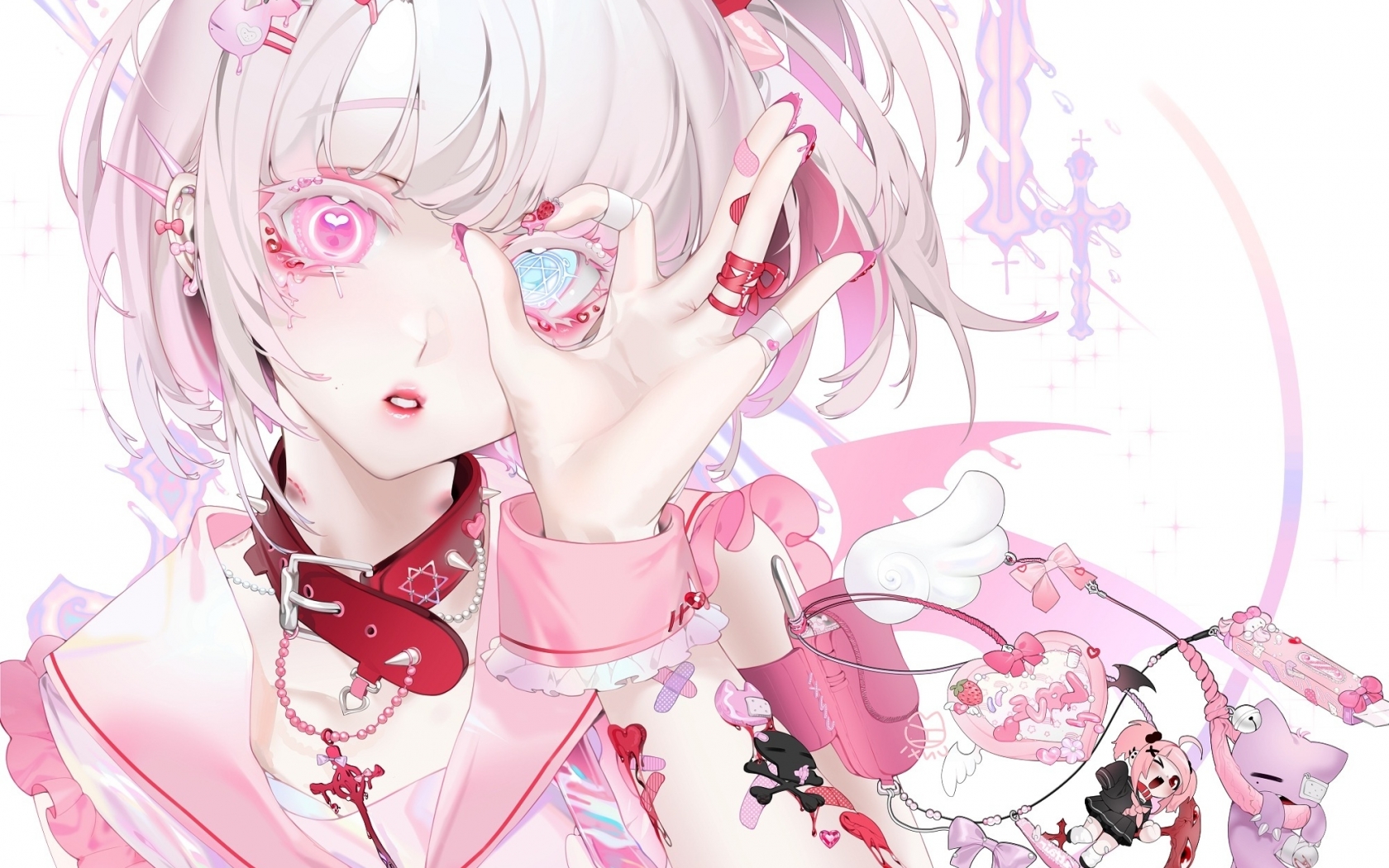 Pastel Anime Girl Wallpaper