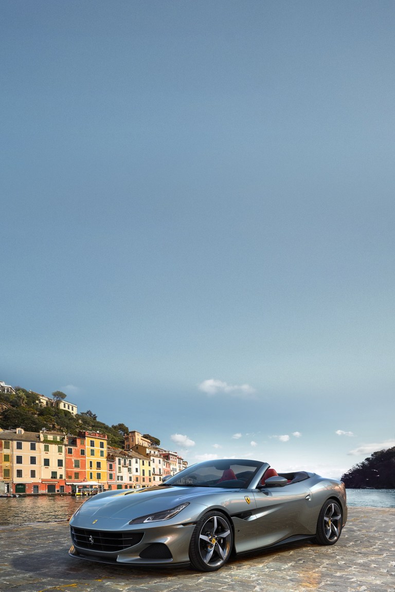 Ferrari Portofino Android Mobile 8K Wallpaper