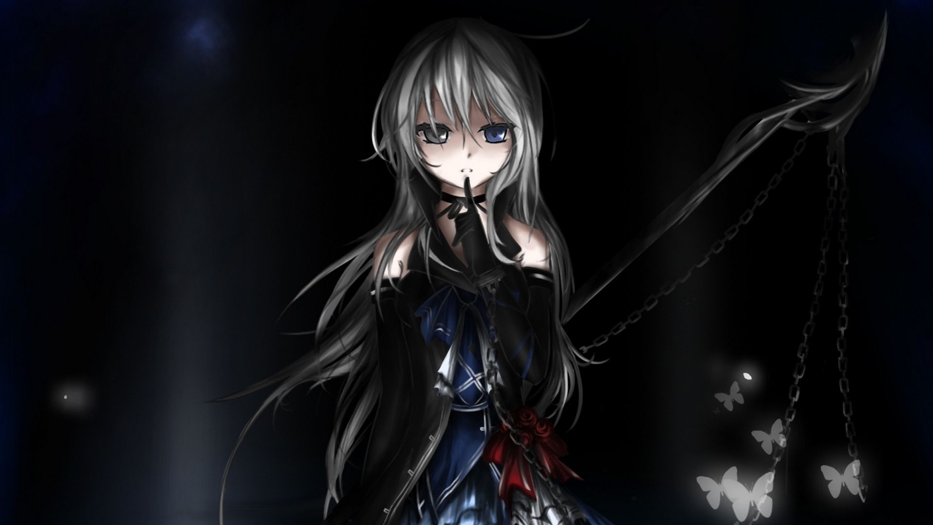 Black Anime 1920x1080 Wallpapers Wallpaper Cave