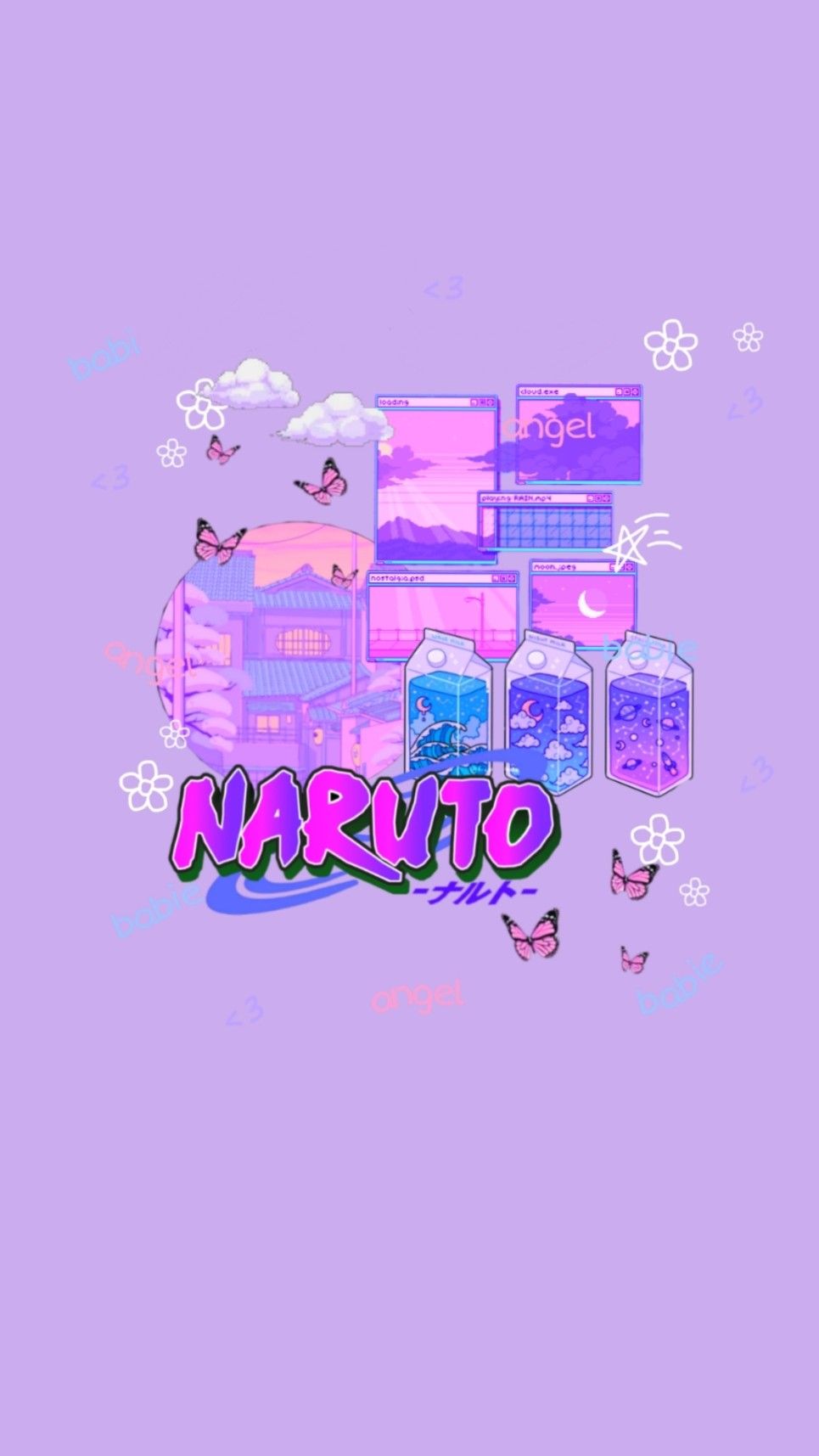 Purple Naruto Aesthetic Wallpapers Wallpaper Cave