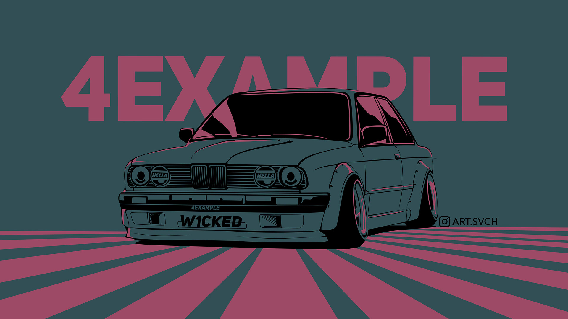 BMW 3 Series E30 4EXAMPLE CREW