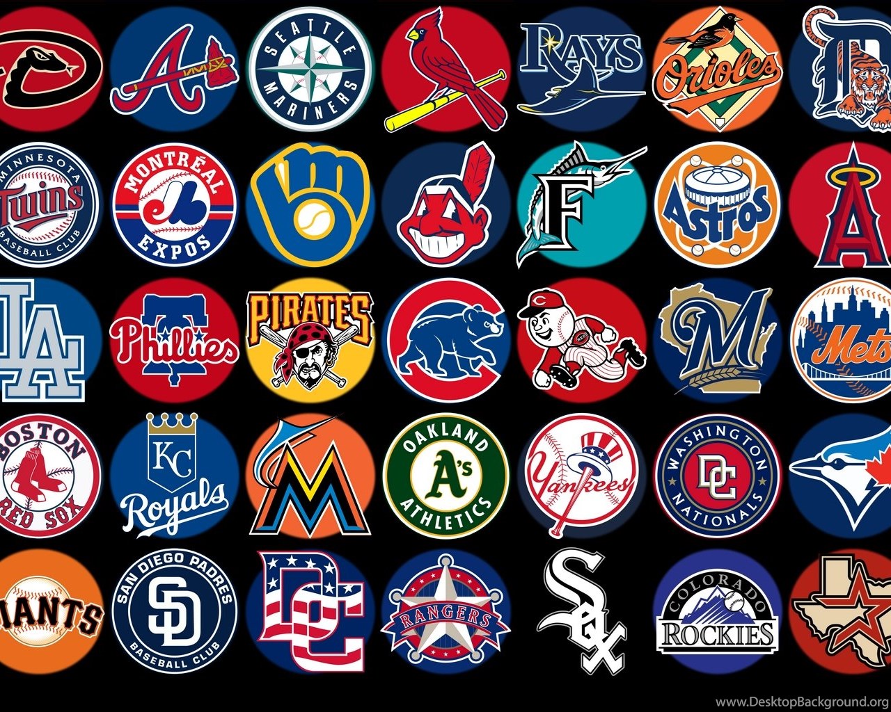 Mlb Logos Wallpaper Mlb Logos Wallpaper {also Mlb HD Wallpaper. Desktop Background