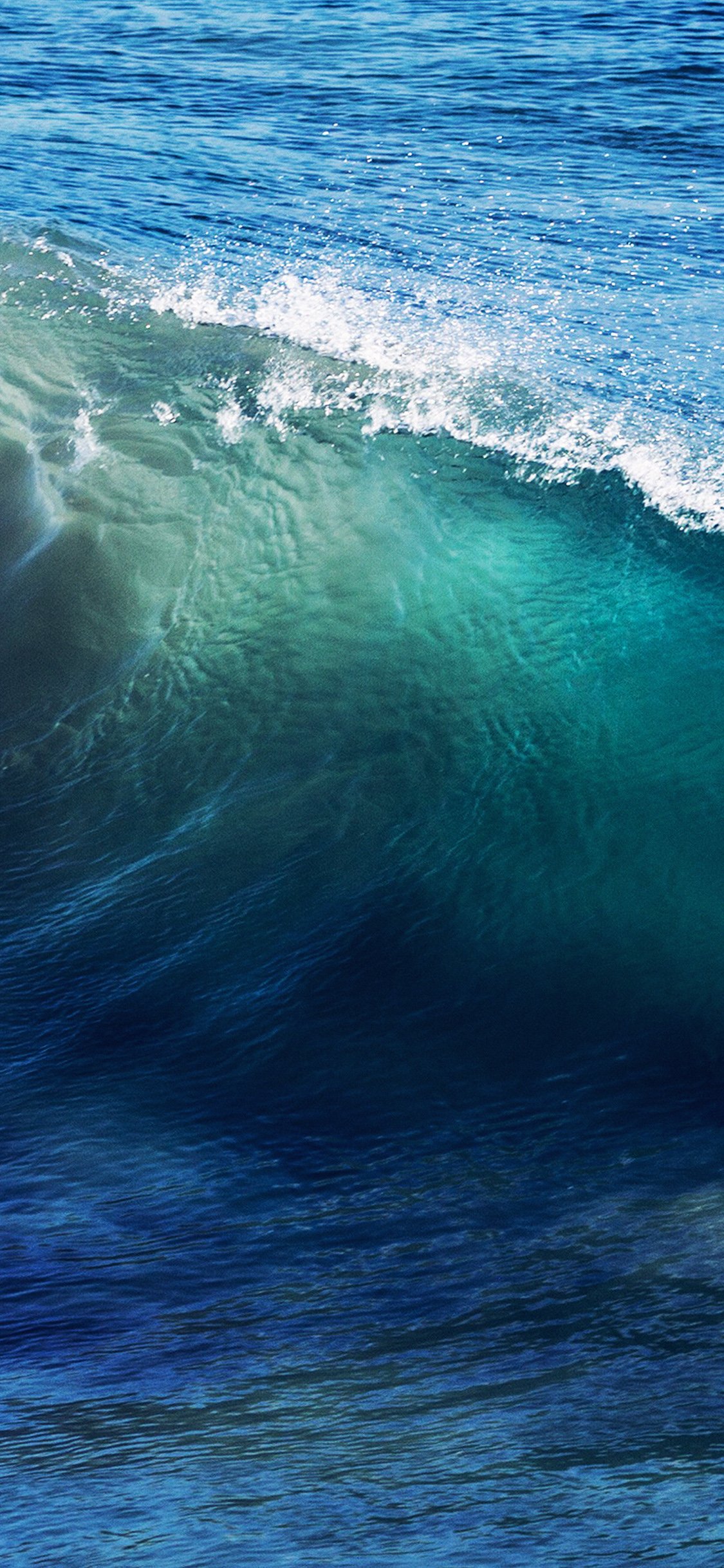 iPhone X wallpaper. wave sea ocean summer blue