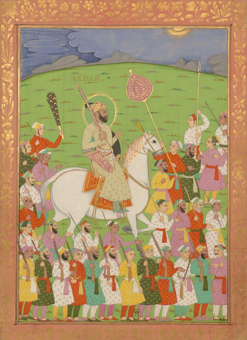 Akbar, fourth son of Aurangzeb. Mughal miniature paintings, Painting, Islamic paintings