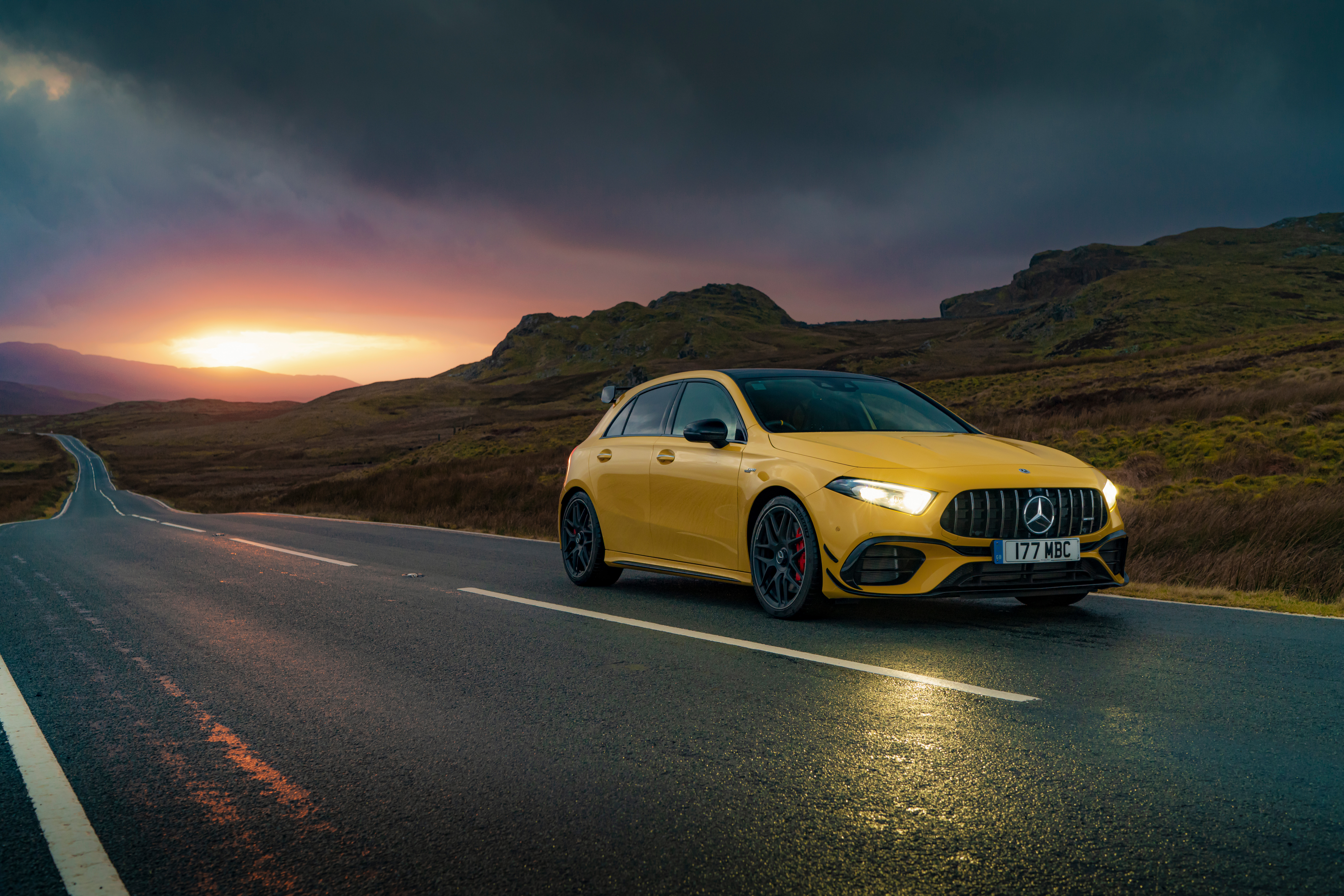 Mercedes Benz AMG A45 8k Ultra HD Wallpaper