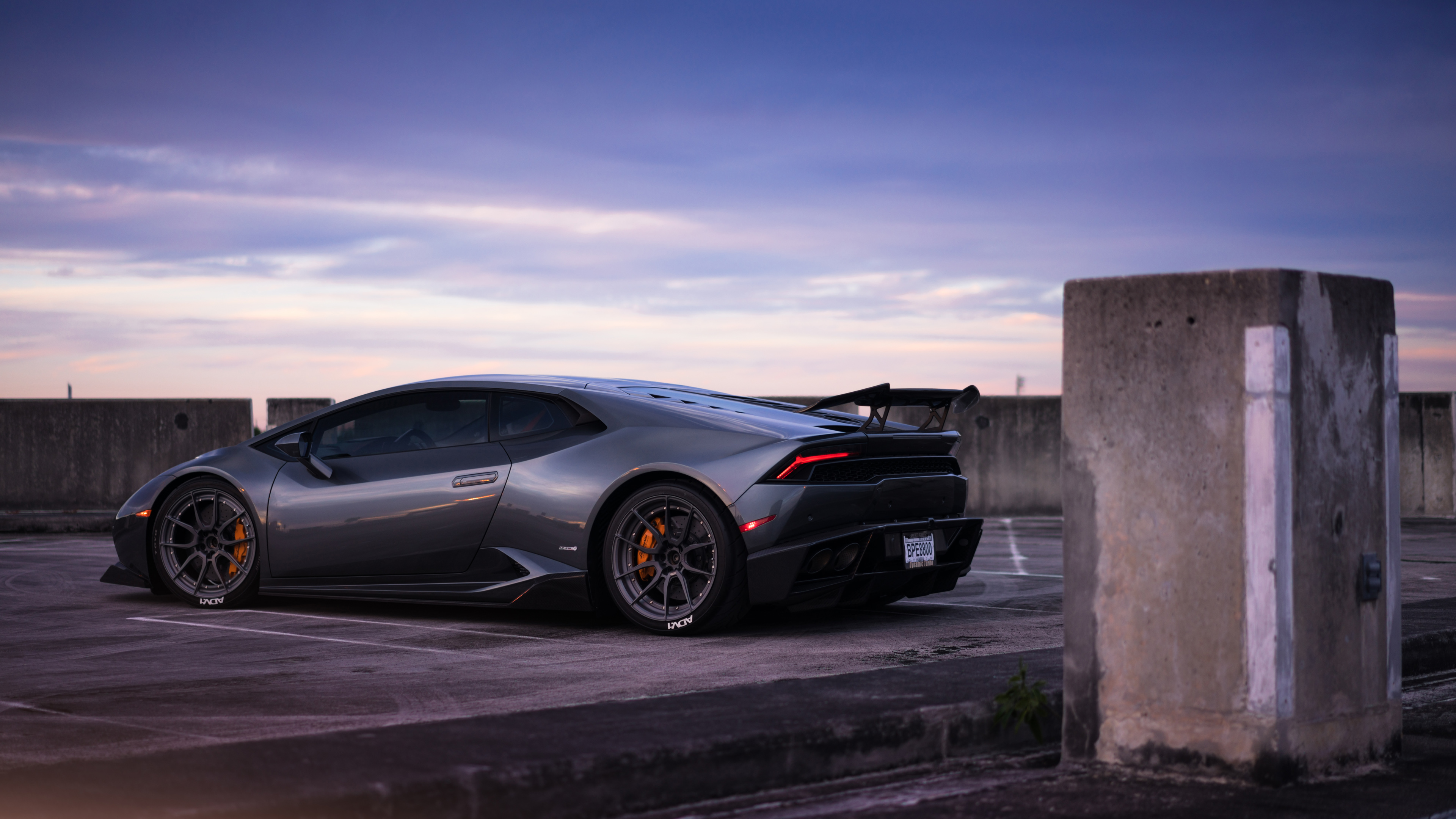 Lamborghini Huracan on ADV1 wheels Wallpaper. HD Car Wallpaper