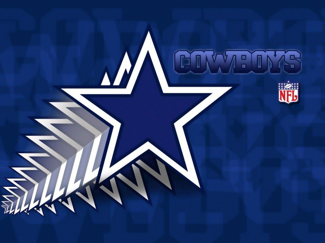 Dallas Cowboys Logo On Dark Background Stock Illustration 2312754675